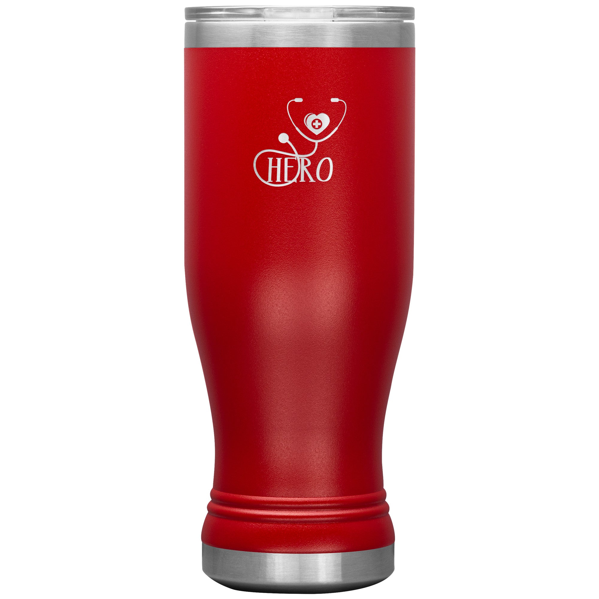 20oz Polar Camel Insulated Tumbler with "Hero Stethoscope" Design – Perfect for Healthcare Professionals