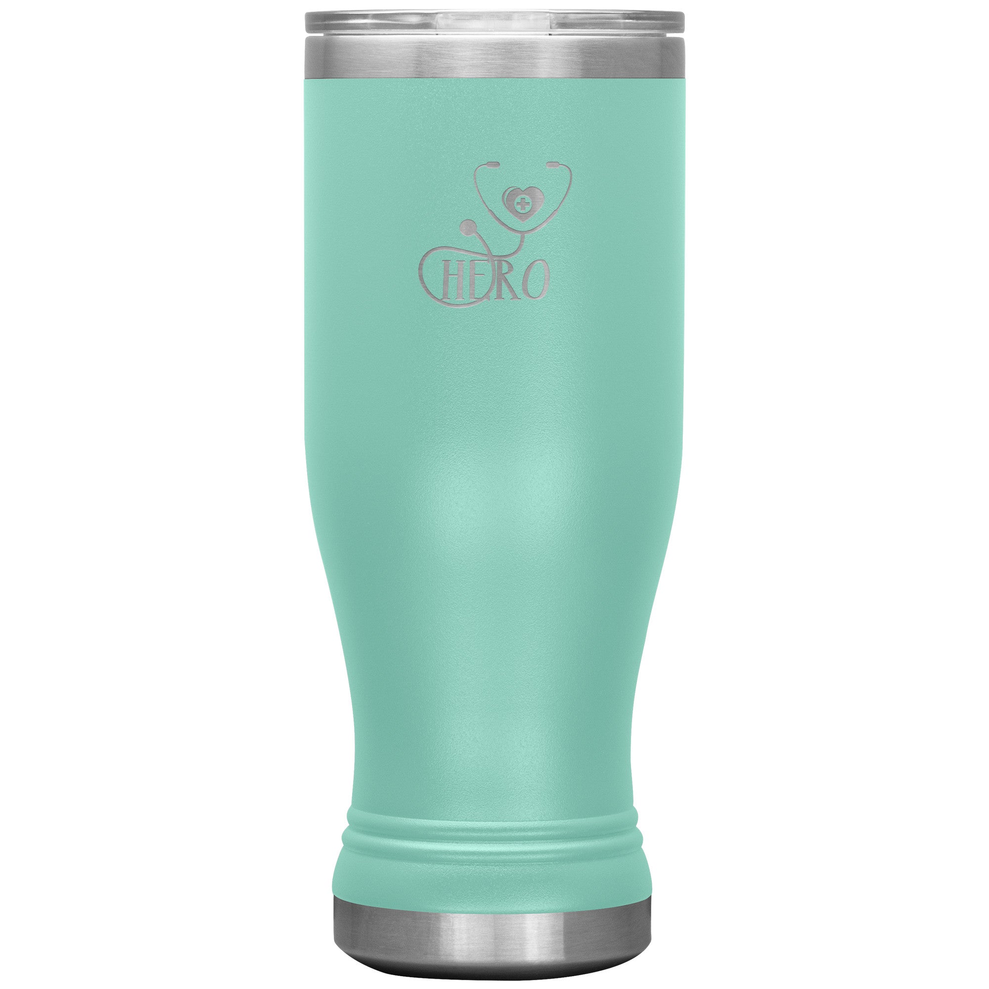 20oz Polar Camel Insulated Tumbler with "Hero Stethoscope" Design – Perfect for Healthcare Professionals