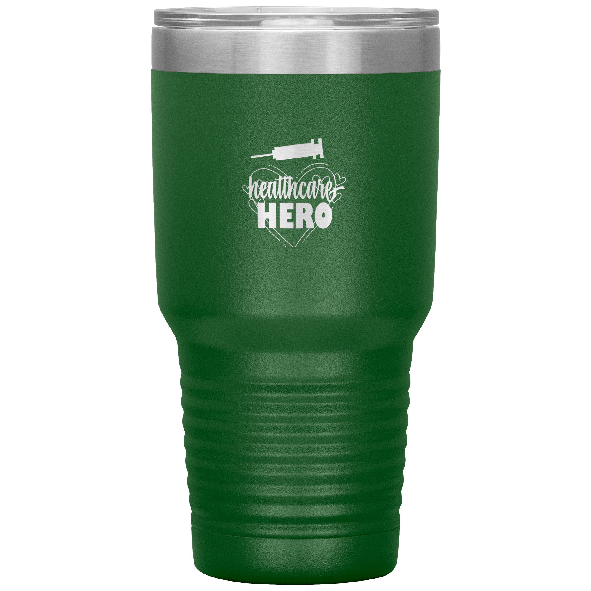 30oz Insulated Tumbler - Healthcare Heroes Needle Design