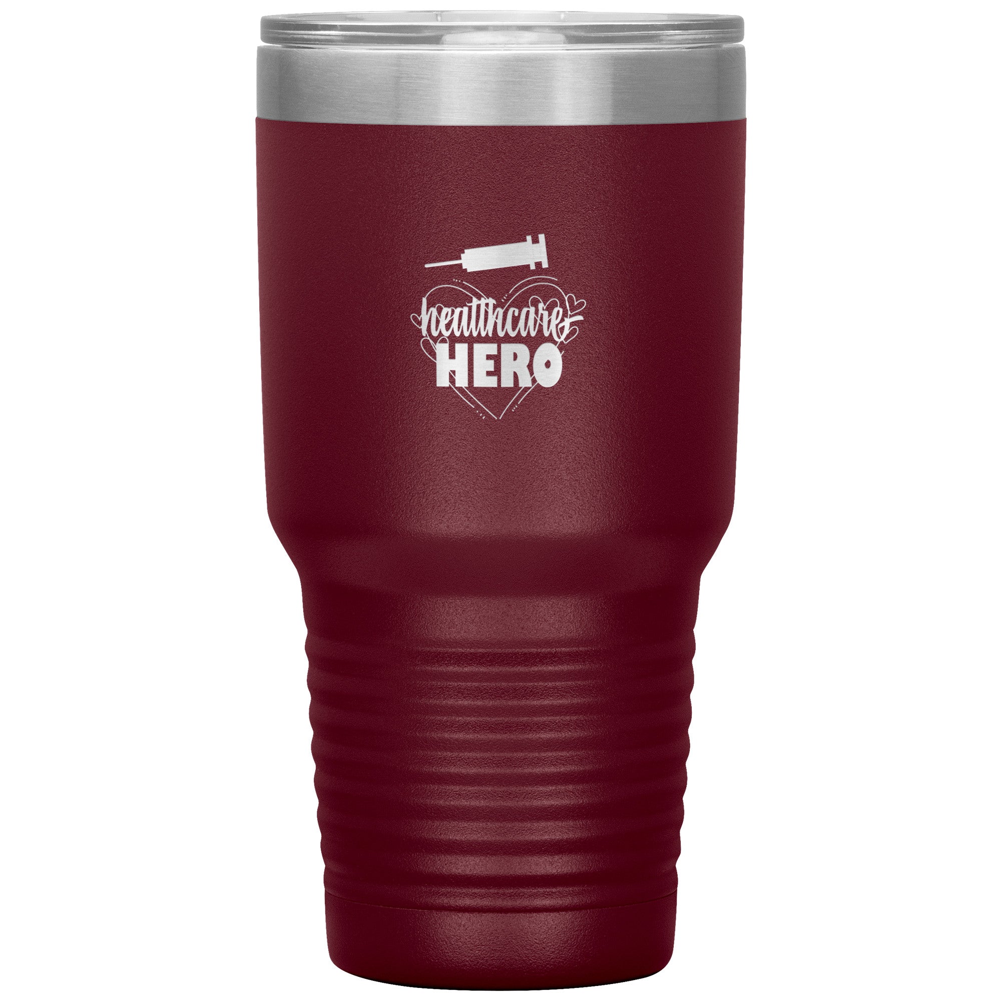 30oz Insulated Tumbler - Healthcare Heroes Needle Design