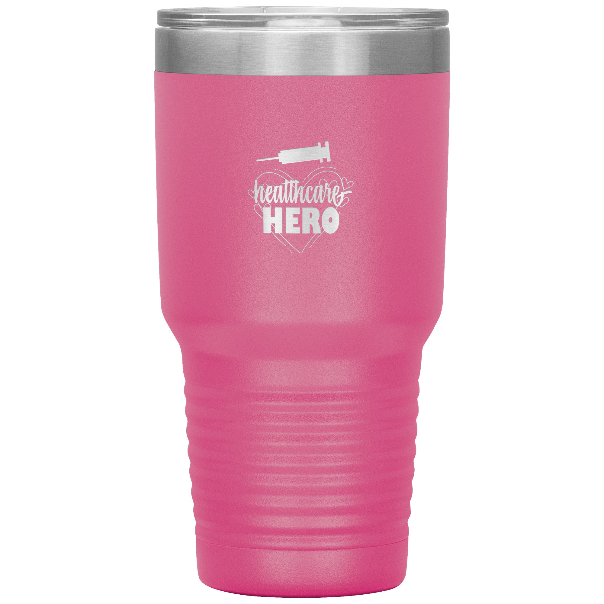 30oz Insulated Tumbler - Healthcare Heroes Needle Design