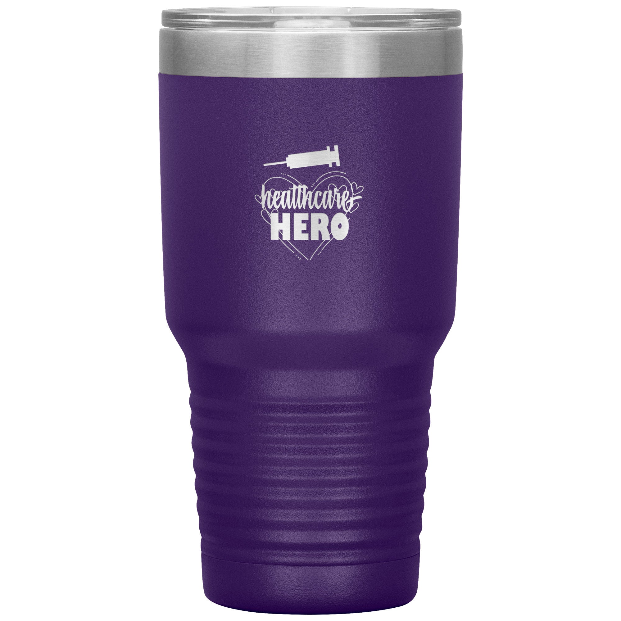 30oz Insulated Tumbler - Healthcare Heroes Needle Design