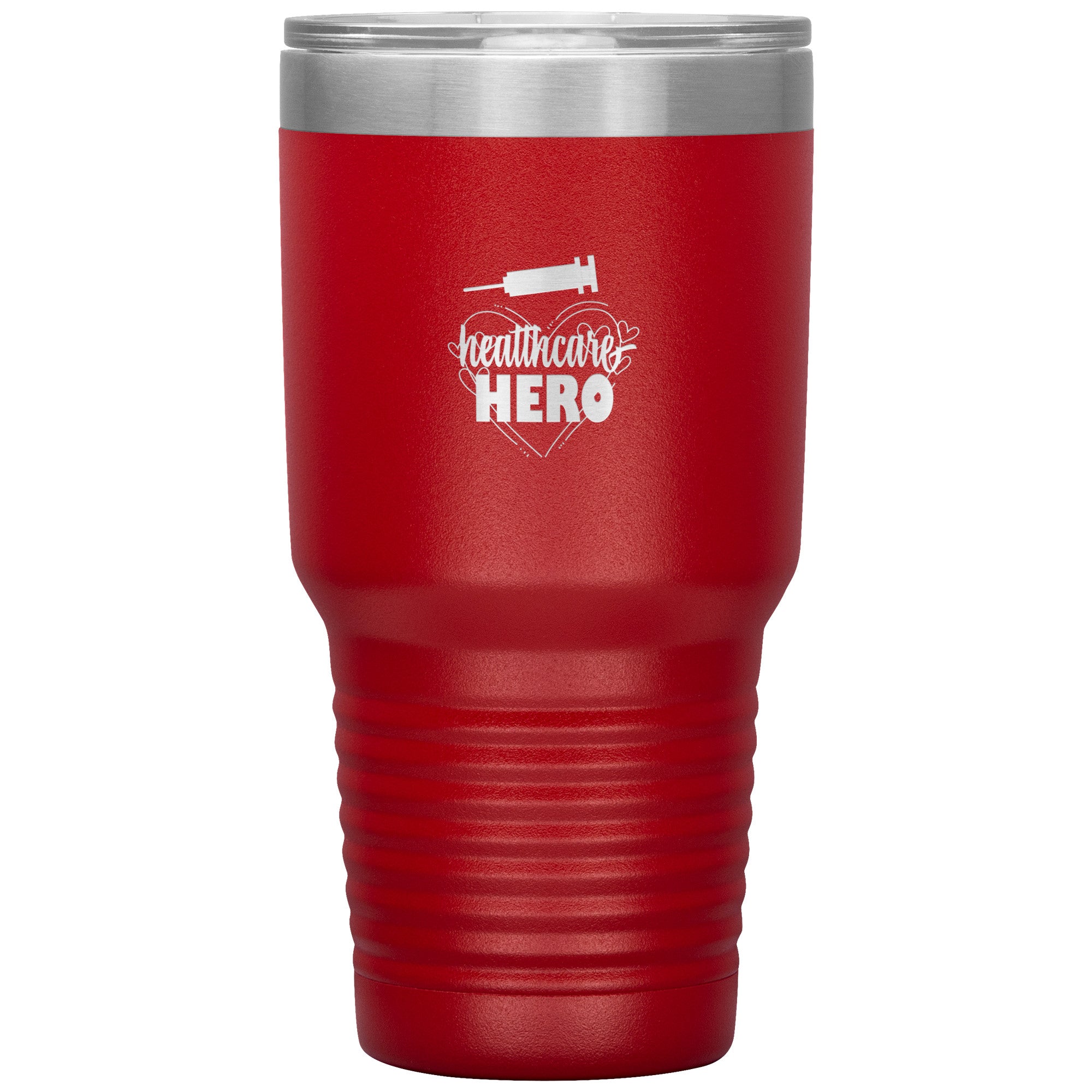 30oz Insulated Tumbler - Healthcare Heroes Needle Design