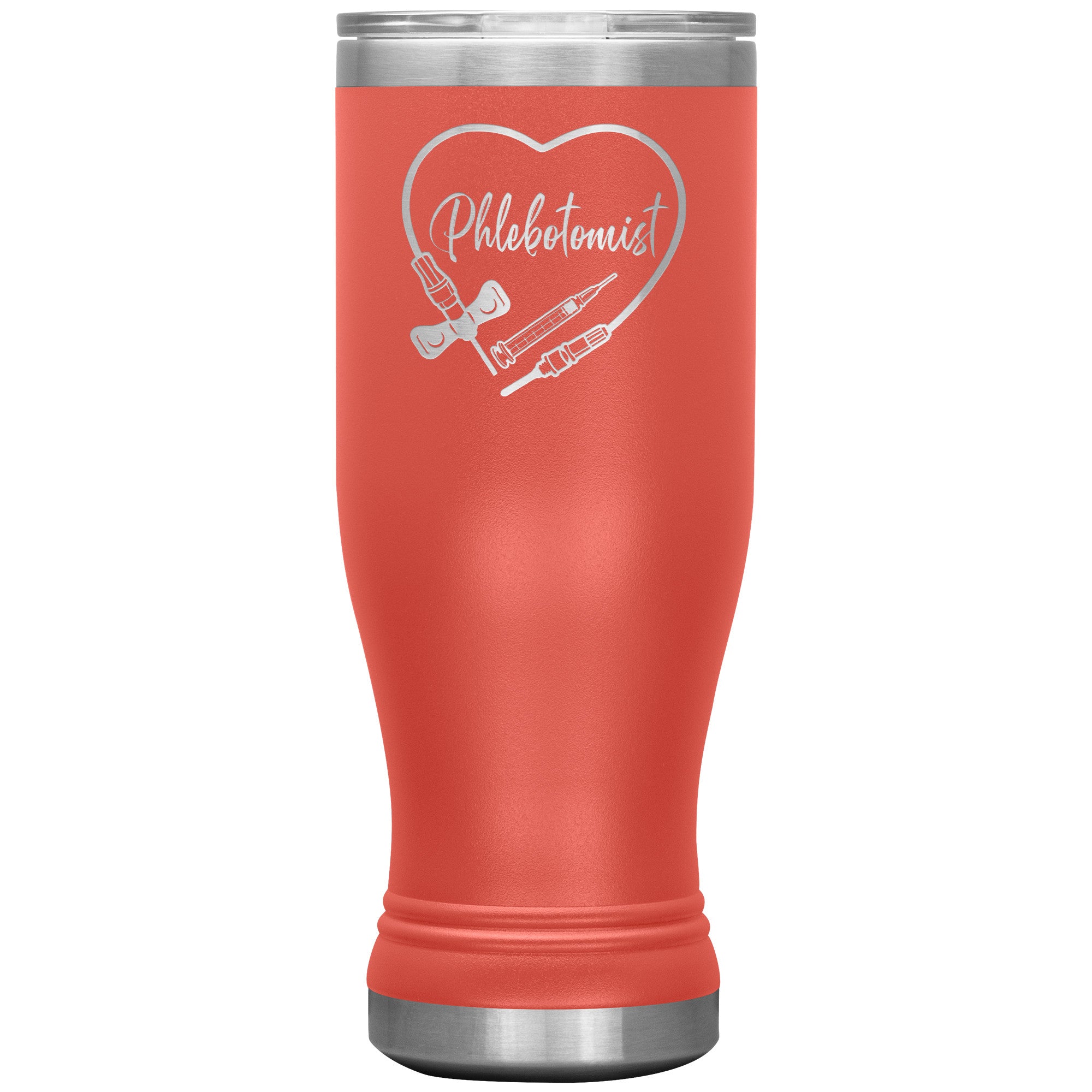 BOHO Phlebotomist Heart 20 oz Insulated Tumbler - Medical Themed Drinkware