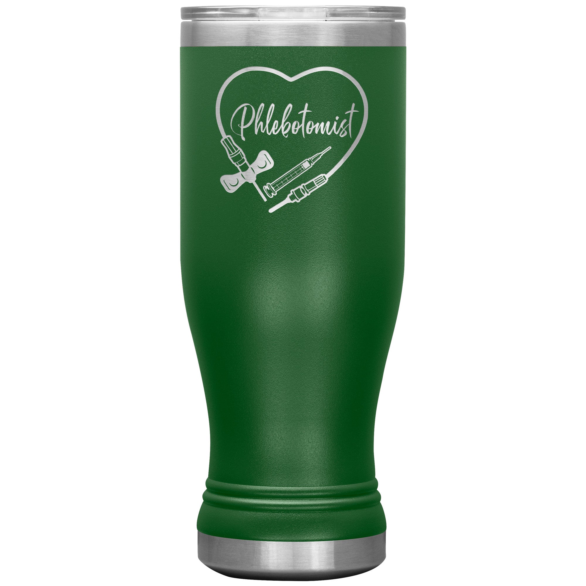 BOHO Phlebotomist Heart 20 oz Insulated Tumbler - Medical Themed Drinkware