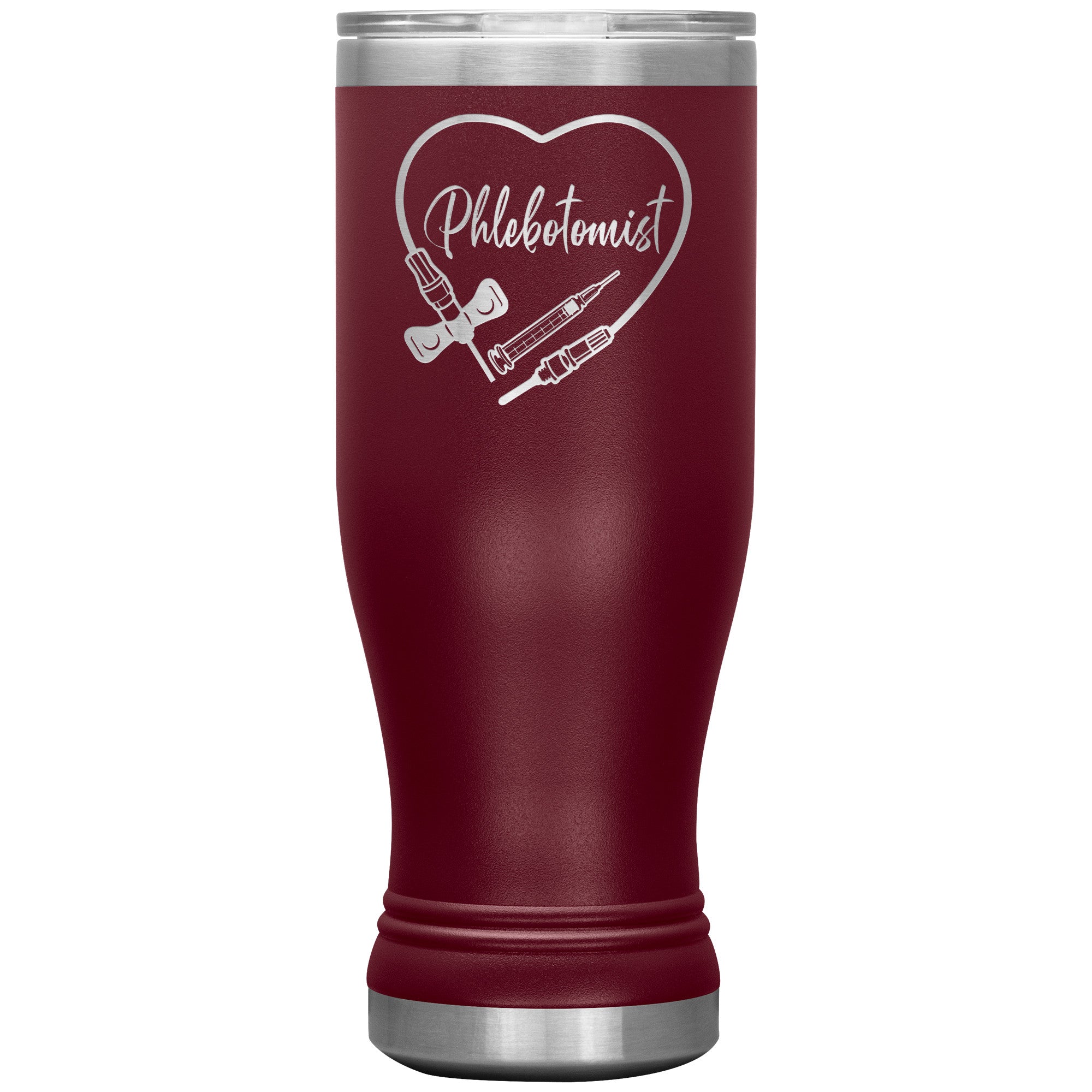 BOHO Phlebotomist Heart 20 oz Insulated Tumbler - Medical Themed Drinkware