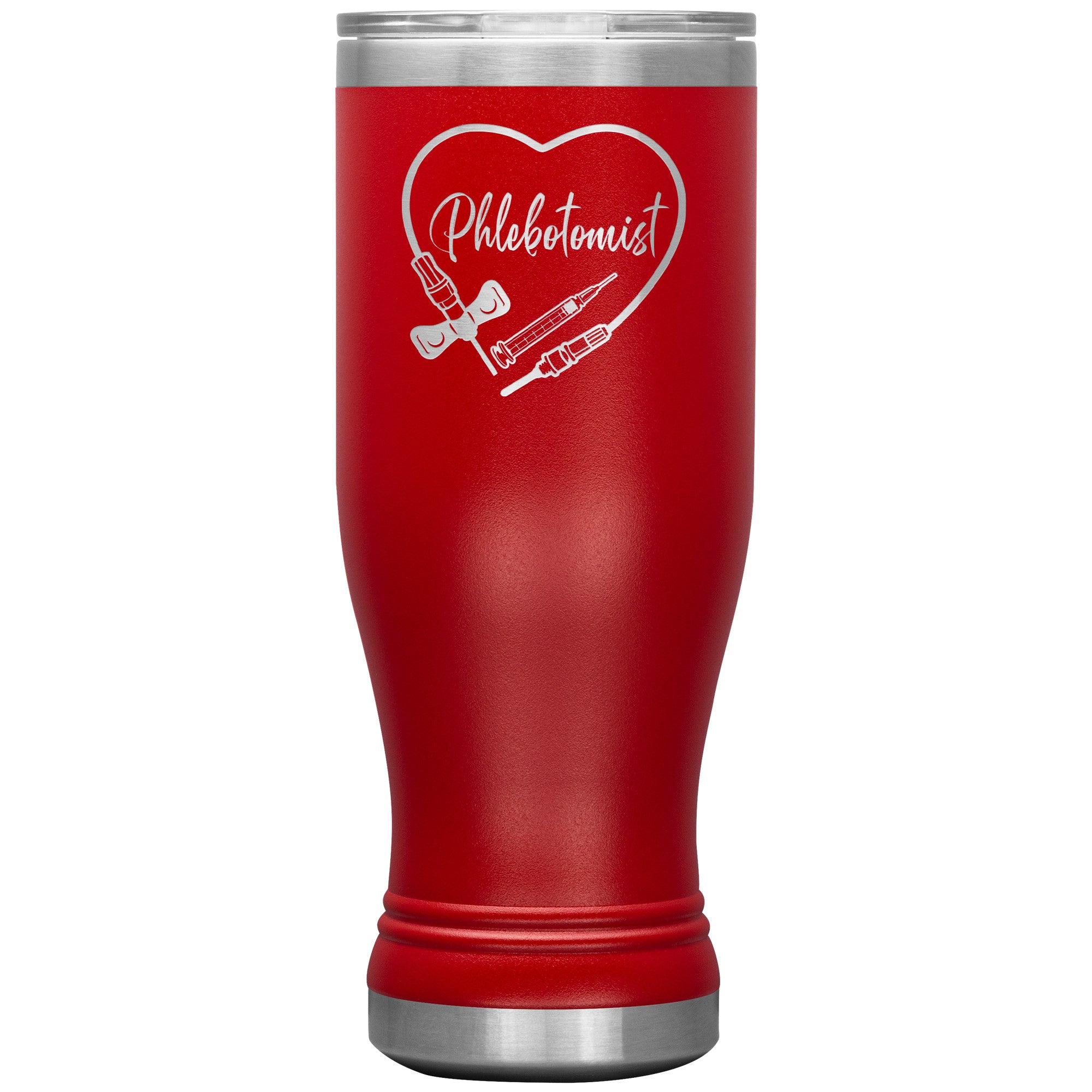 BOHO Phlebotomist Heart 20 oz Insulated Tumbler - Medical Themed Drinkware