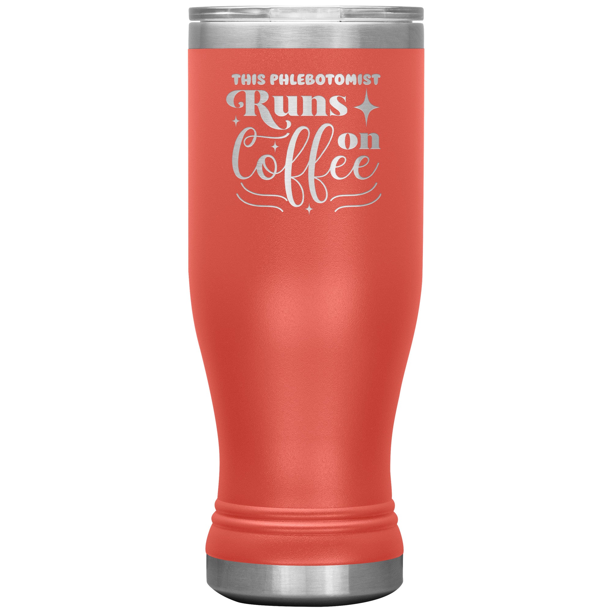Boho Bliss: The 'This Phlebotomist Runs on Coffee' 20oz Insulated Tumbler