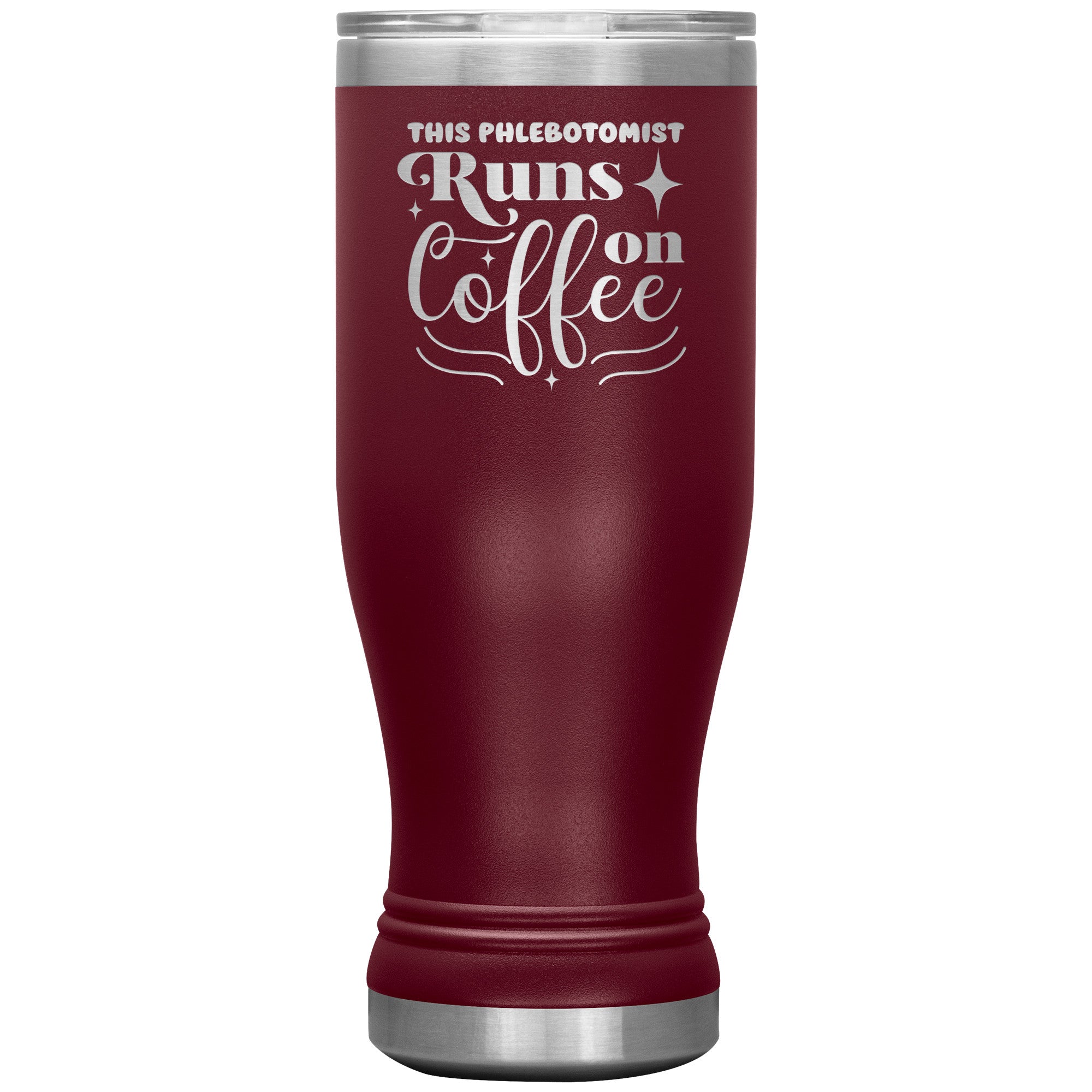 Boho Bliss: The 'This Phlebotomist Runs on Coffee' 20oz Insulated Tumbler