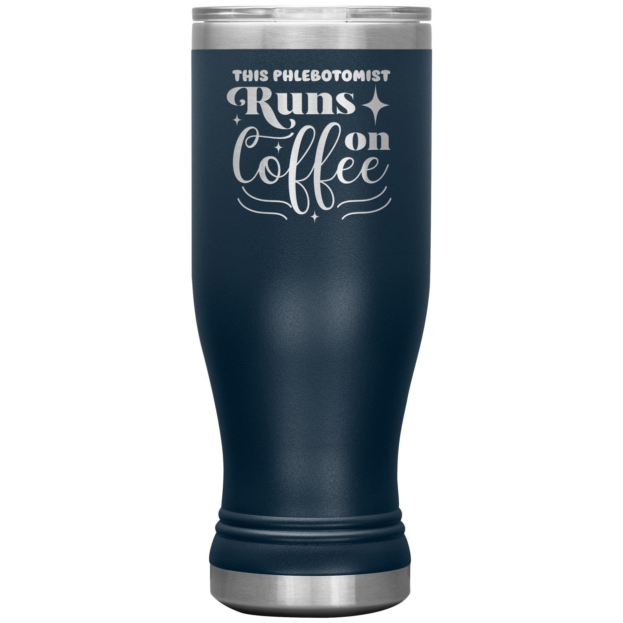 Boho Bliss: The 'This Phlebotomist Runs on Coffee' 20oz Insulated Tumbler