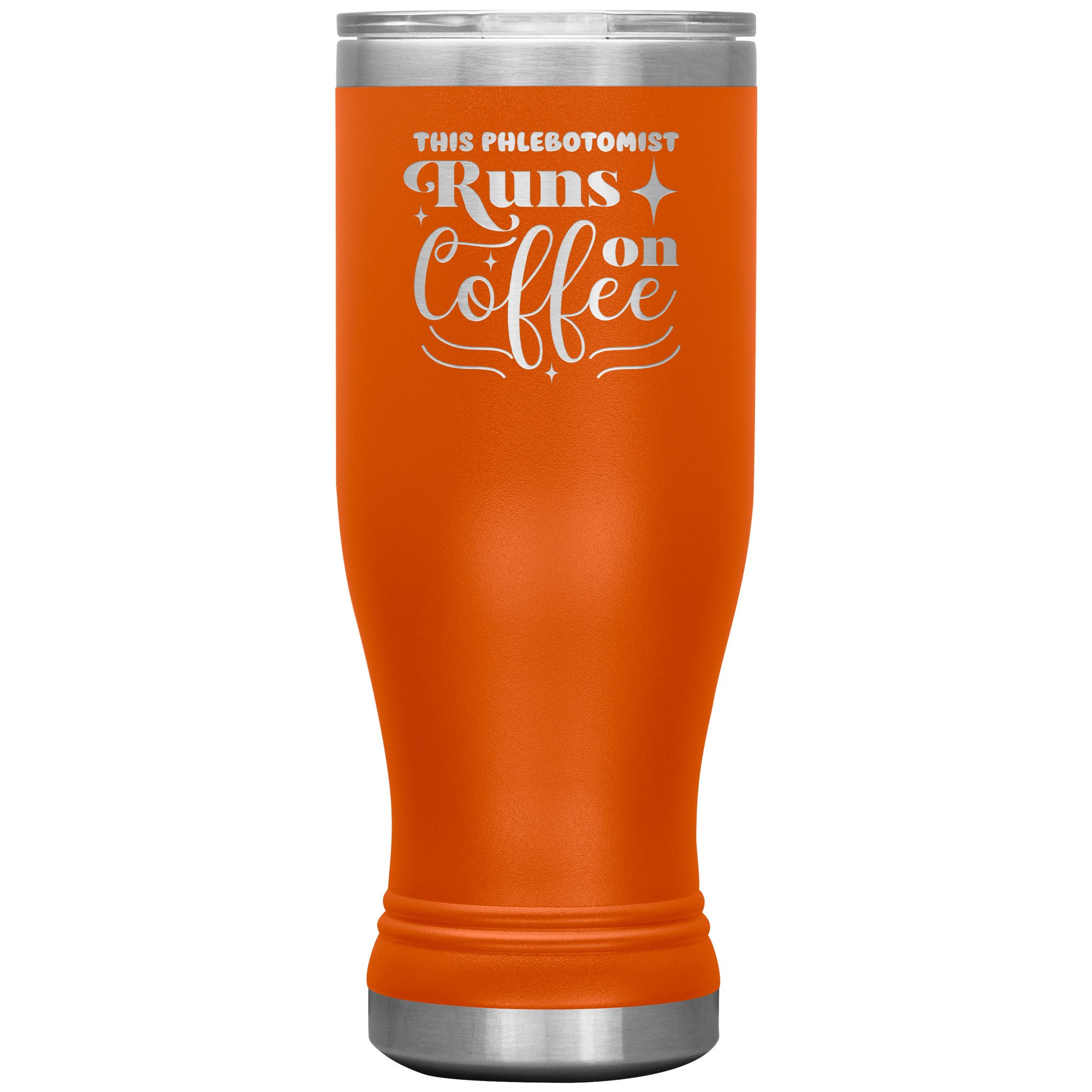 Boho Bliss: The 'This Phlebotomist Runs on Coffee' 20oz Insulated Tumbler
