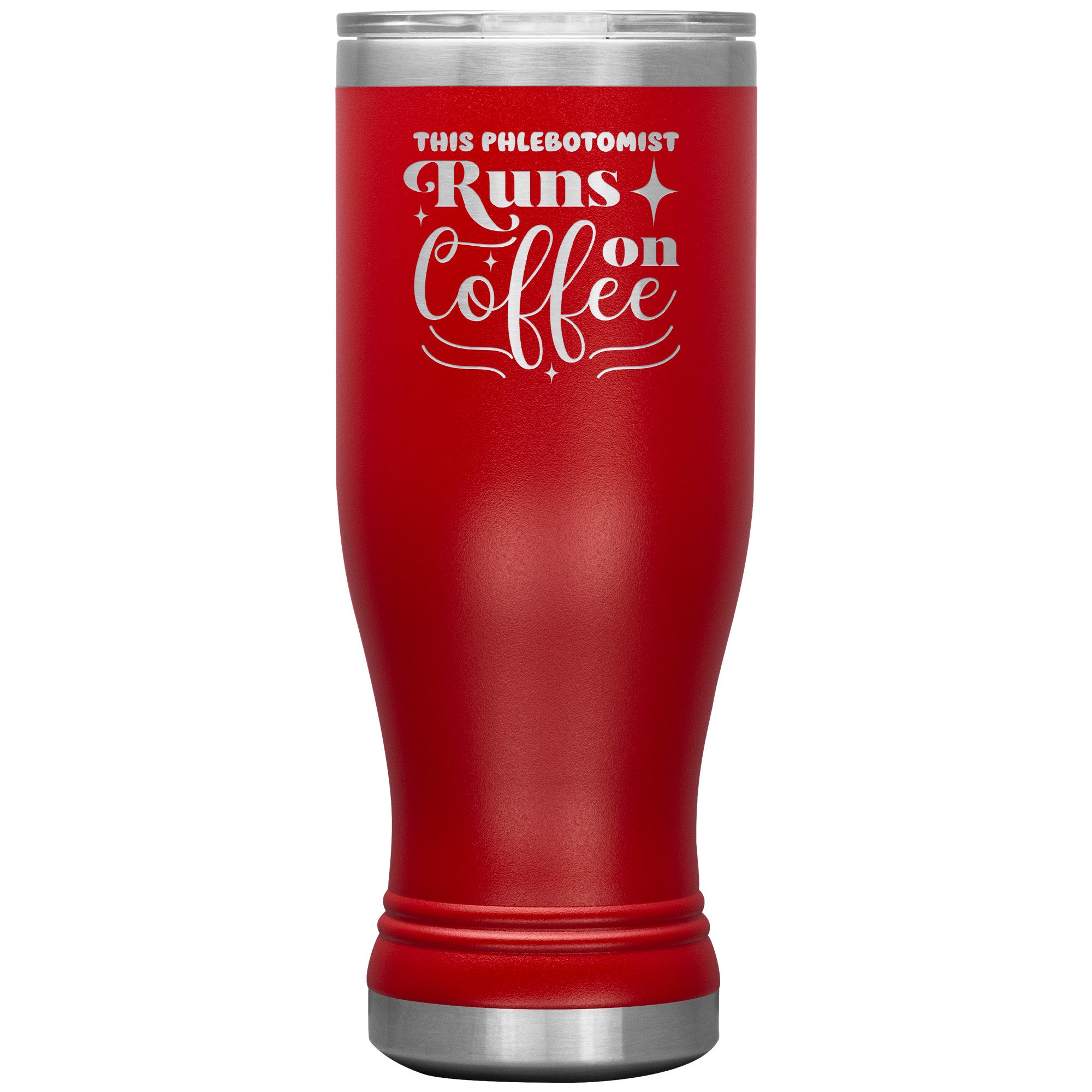 Boho Bliss: The 'This Phlebotomist Runs on Coffee' 20oz Insulated Tumbler