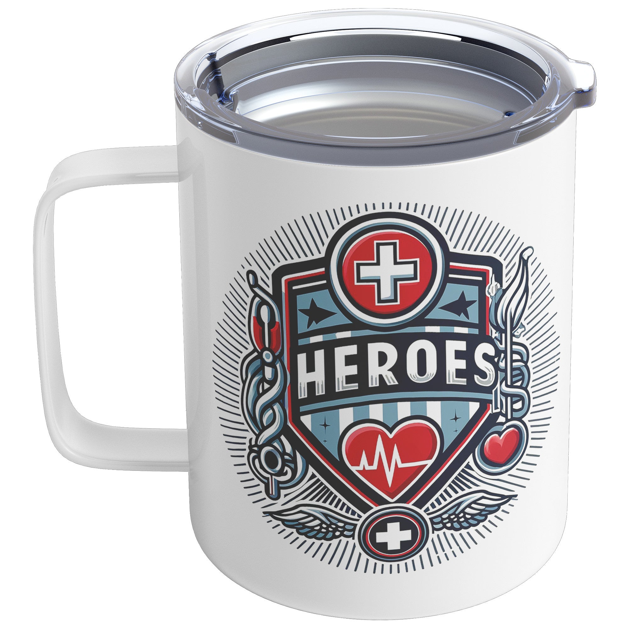 Celebrate Healthcare Heroes – Premium 12oz Insulated Coffee Mug for Everyday Champions