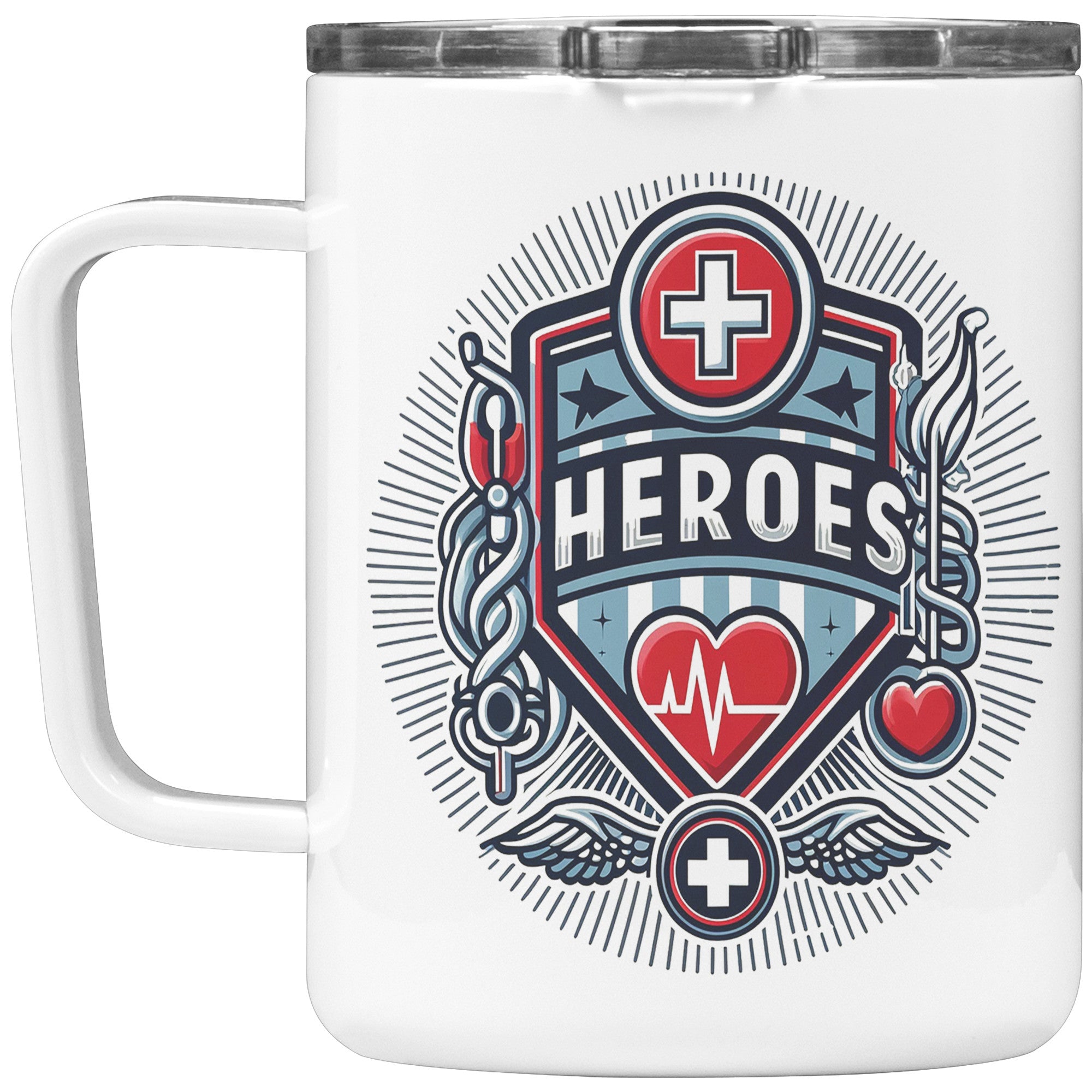 Celebrate Healthcare Heroes – Premium 12oz Insulated Coffee Mug for Everyday Champions