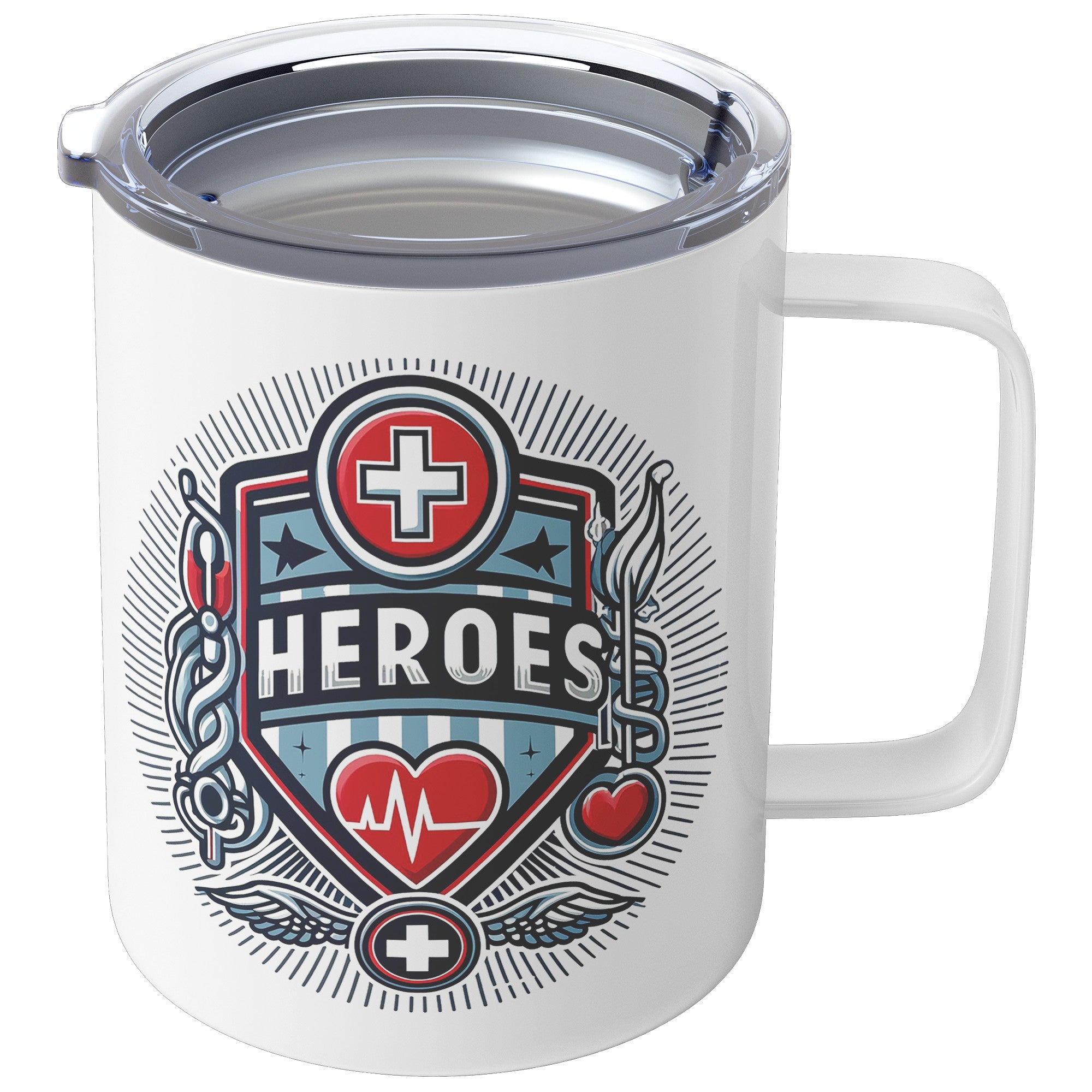 Celebrate Healthcare Heroes – Premium 12oz Insulated Coffee Mug for Everyday Champions