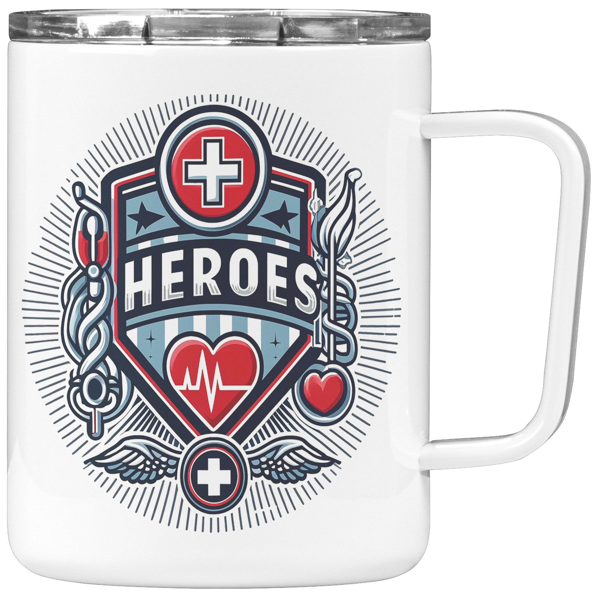 Celebrate Healthcare Heroes – Premium 12oz Insulated Coffee Mug for Everyday Champions