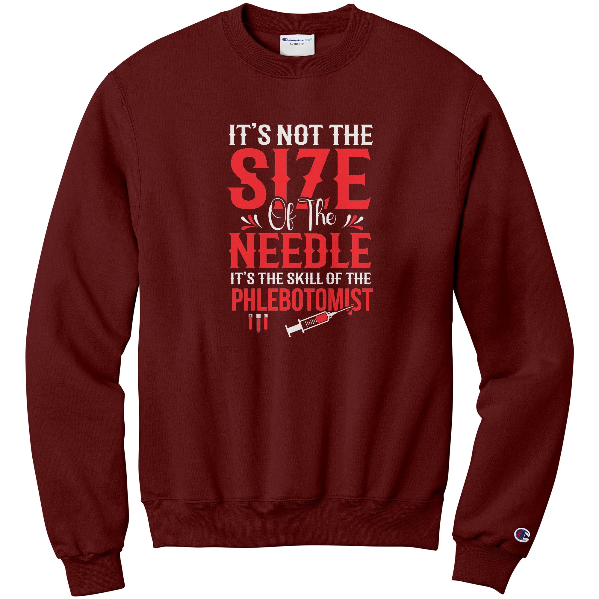 Champion Phlebotomist Sweatshirt - Celebrate Skill and Comfort