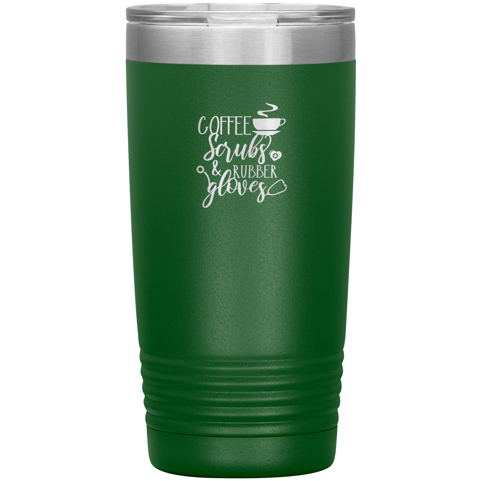 Coffee Scrubs Rubber Gloves 20oz Polar Camel Insulated Tumbler - Perfect for Busy Healthcare Professionals