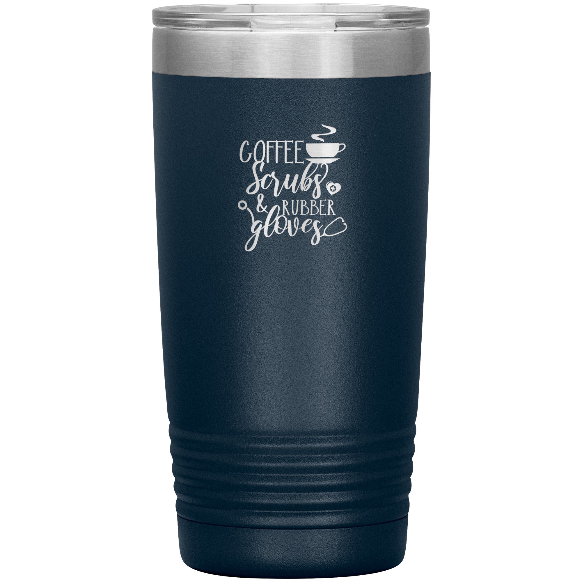 Coffee Scrubs Rubber Gloves 20oz Polar Camel Insulated Tumbler - Perfect for Busy Healthcare Professionals