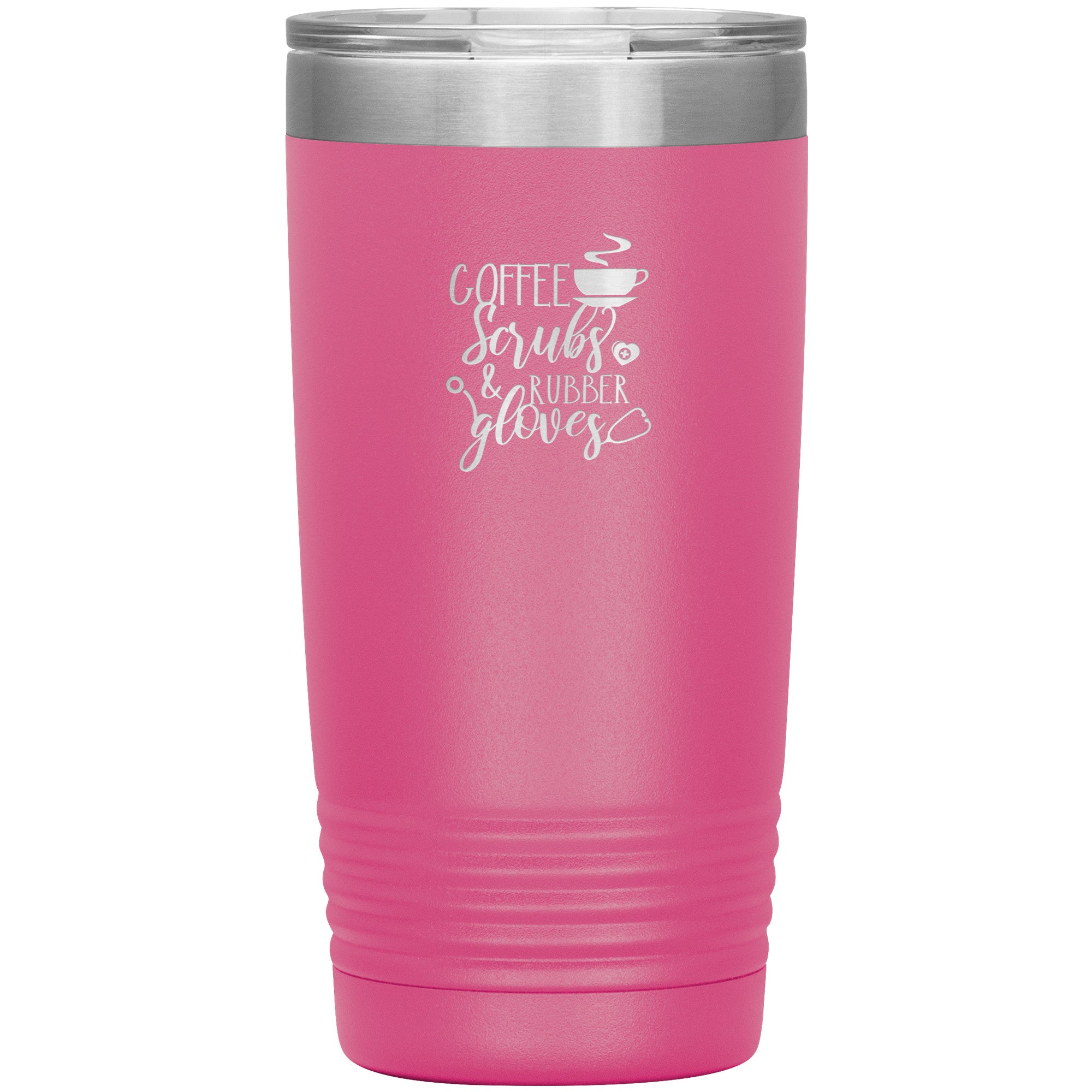 Coffee Scrubs Rubber Gloves 20oz Polar Camel Insulated Tumbler - Perfect for Busy Healthcare Professionals