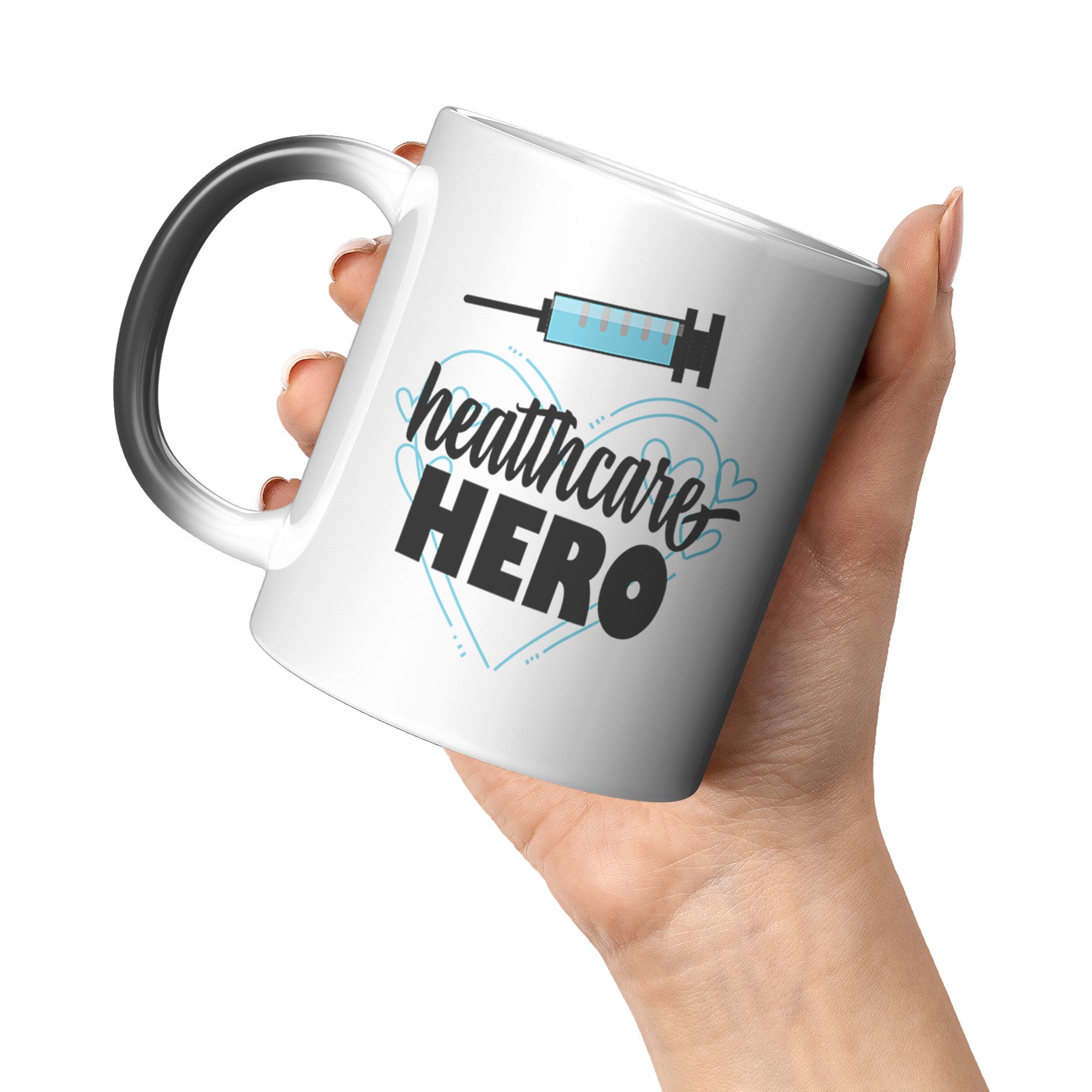 Color-Changing Magic Mug – Healthcare Hero Needle Design, 11oz
