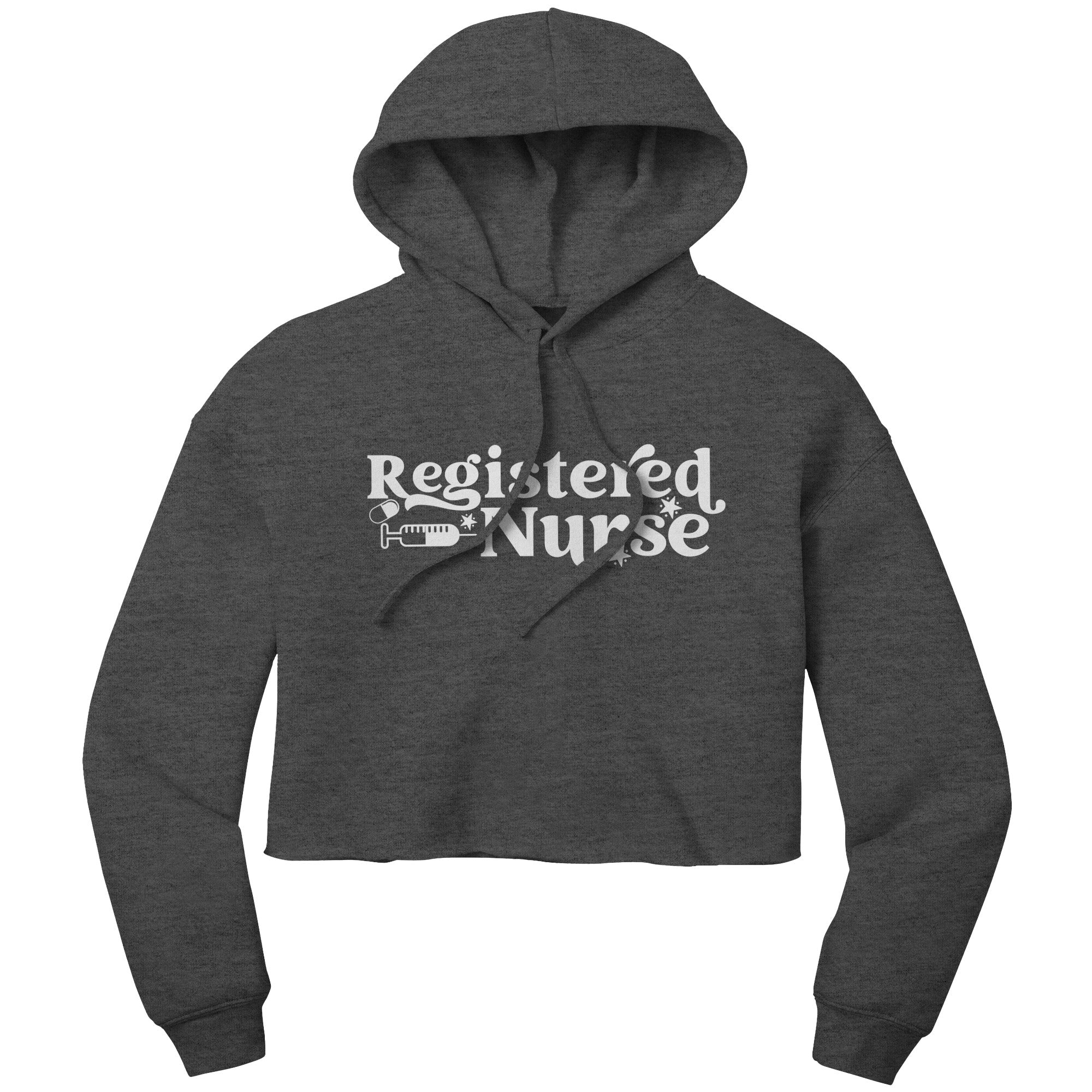 Comfort and Style for Healthcare Heroes: The Ultimate Cropped Hoodie for Registered Nurses