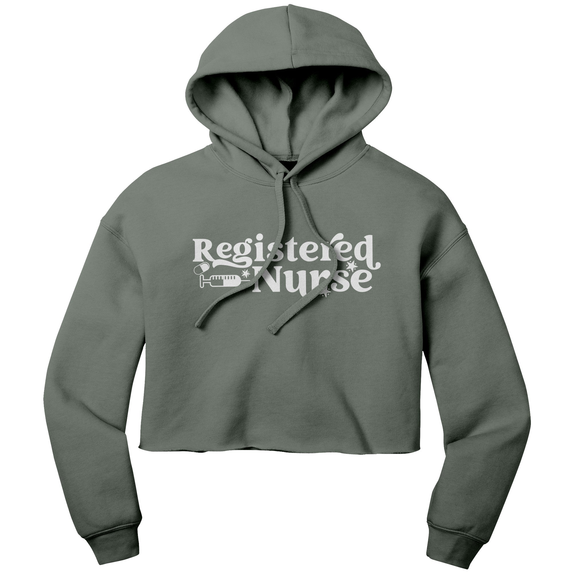Comfort and Style for Healthcare Heroes: The Ultimate Cropped Hoodie for Registered Nurses