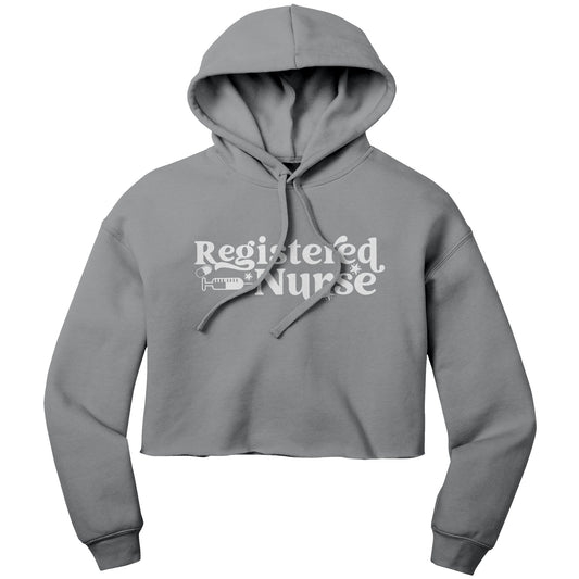 Comfort and Style for Healthcare Heroes: The Ultimate Cropped Hoodie for Registered Nurses