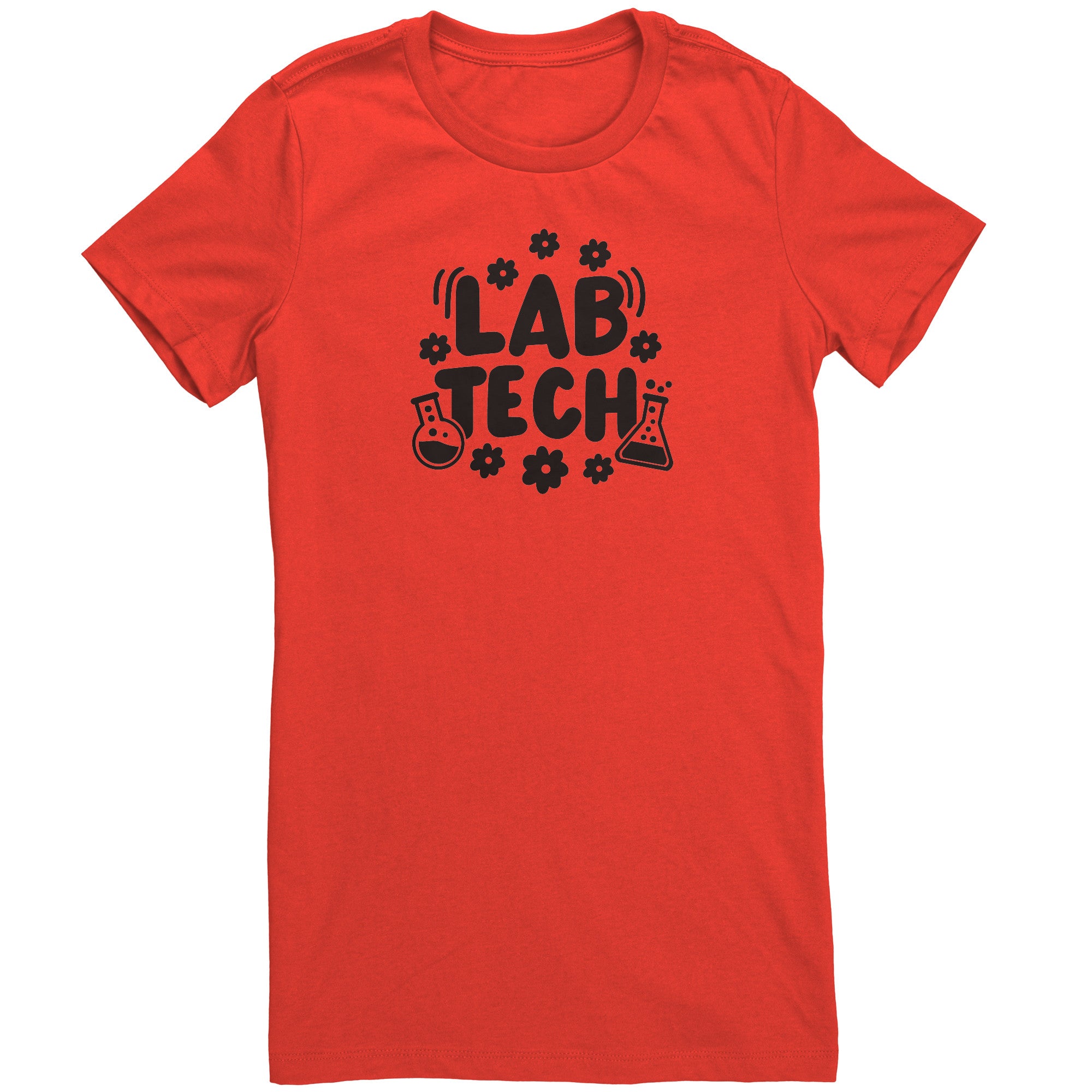 Daisy Lab Tech Women's Crew Neck T-Shirt - Comfortable Cotton Blend with Unique Print