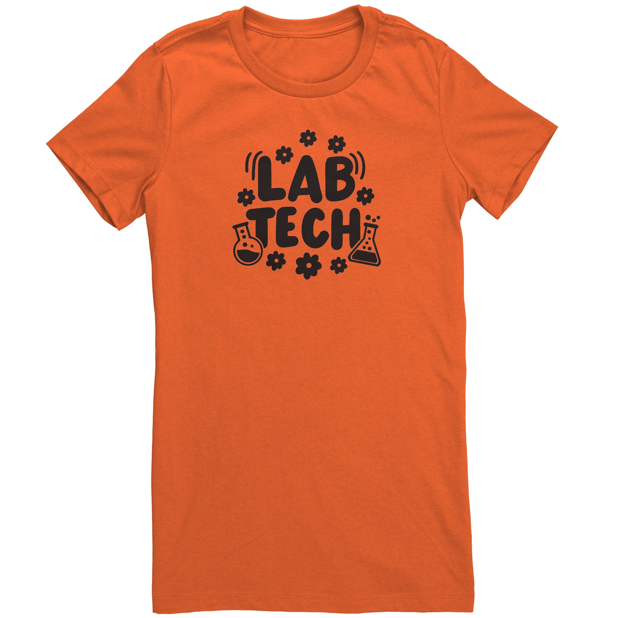 Daisy Lab Tech Women's Crew Neck T-Shirt - Comfortable Cotton Blend with Unique Print