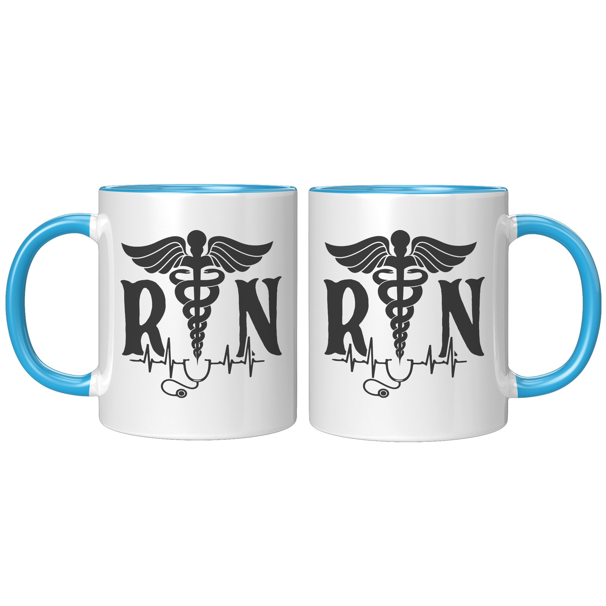 Elevate Your Day with our 11 oz Registered Nurse Accent Mug!