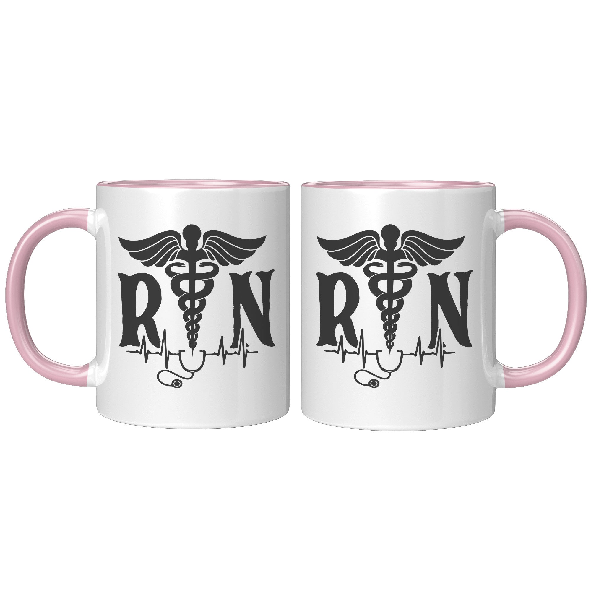 Elevate Your Day with our 11 oz Registered Nurse Accent Mug!