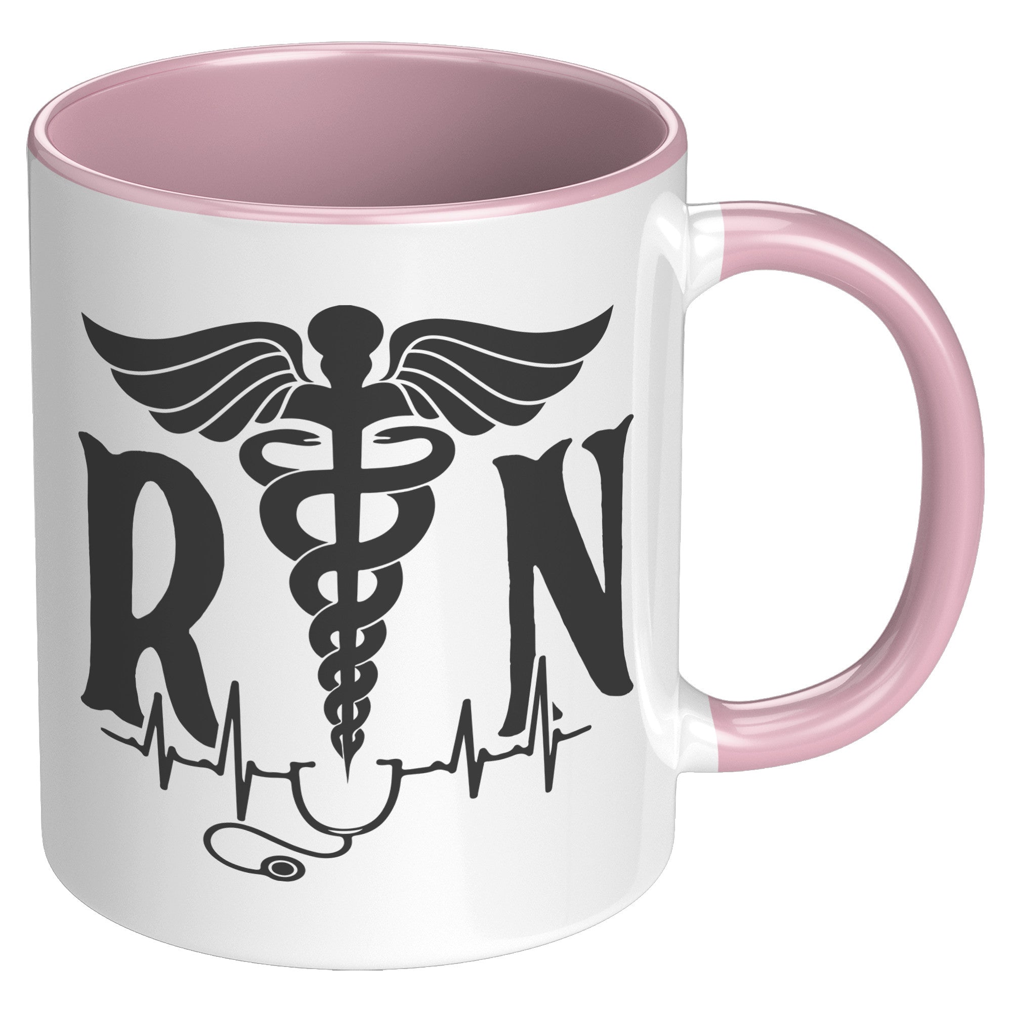 Elevate Your Day with our 11 oz Registered Nurse Accent Mug!