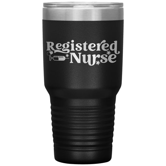 Elevate Your Shift with our 30oz Registered Nurse Insulated Tumbler