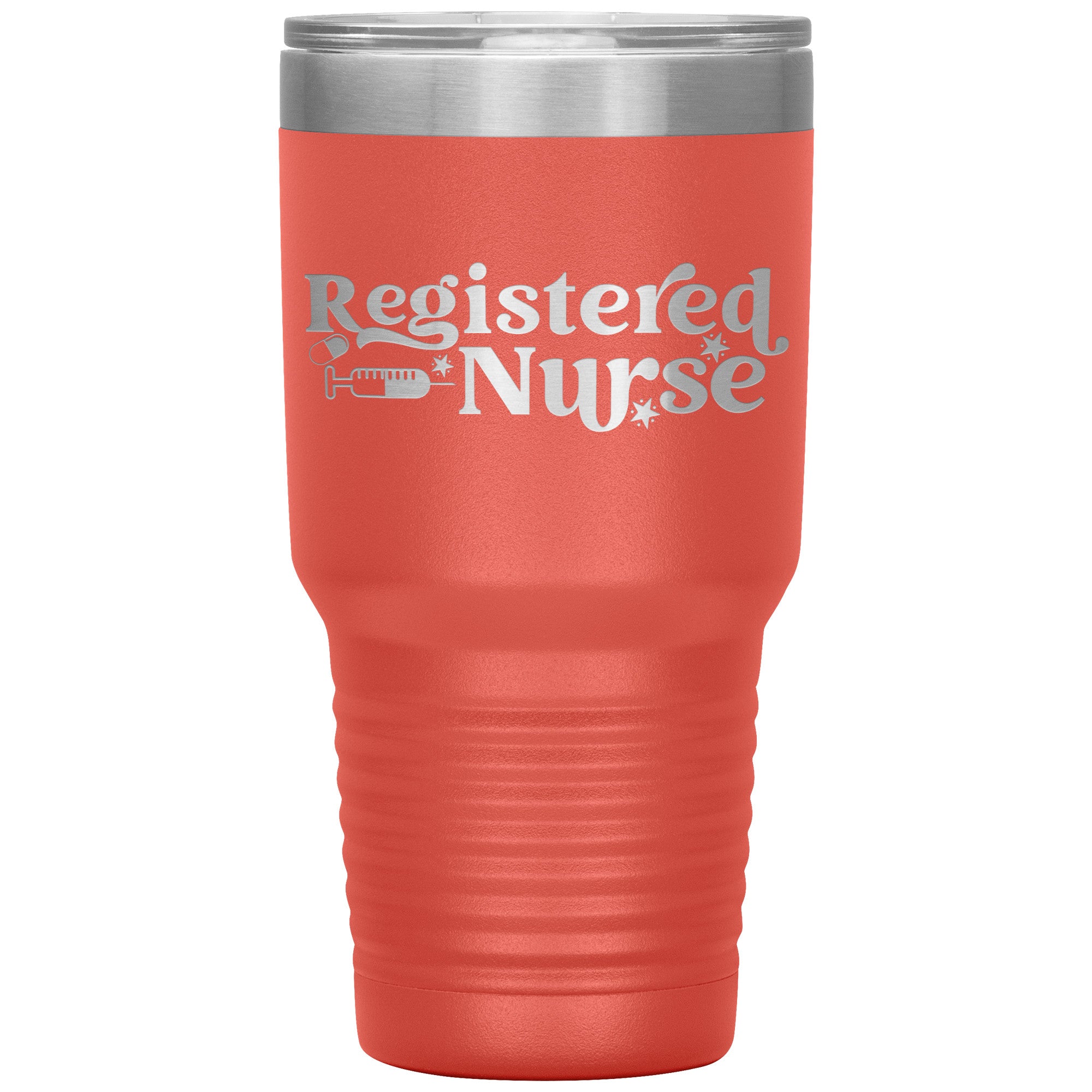Elevate Your Shift with our 30oz Registered Nurse Insulated Tumbler