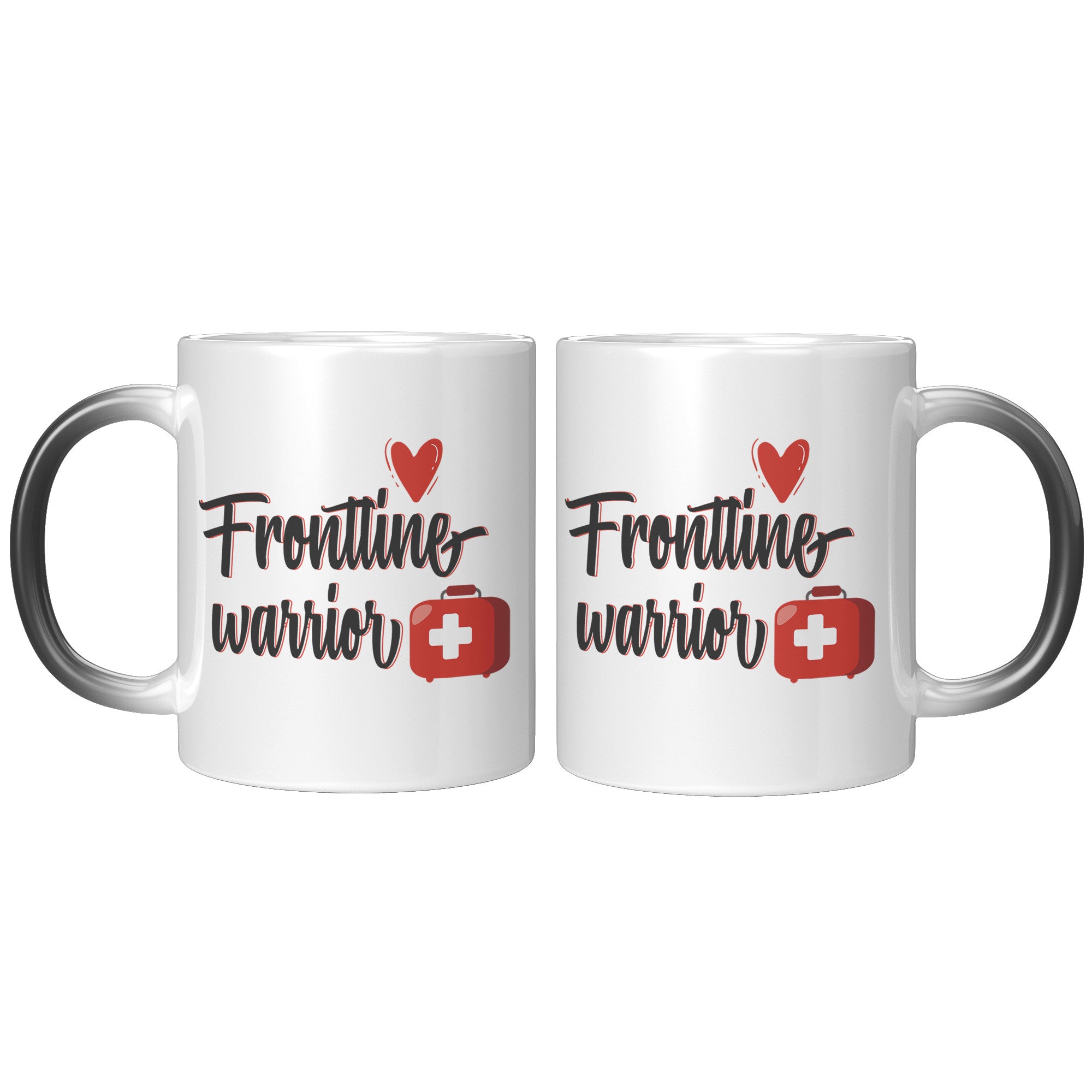Frontline Warrior – Color-Changing Magic Mug, 11oz, Healthcare Hero Design