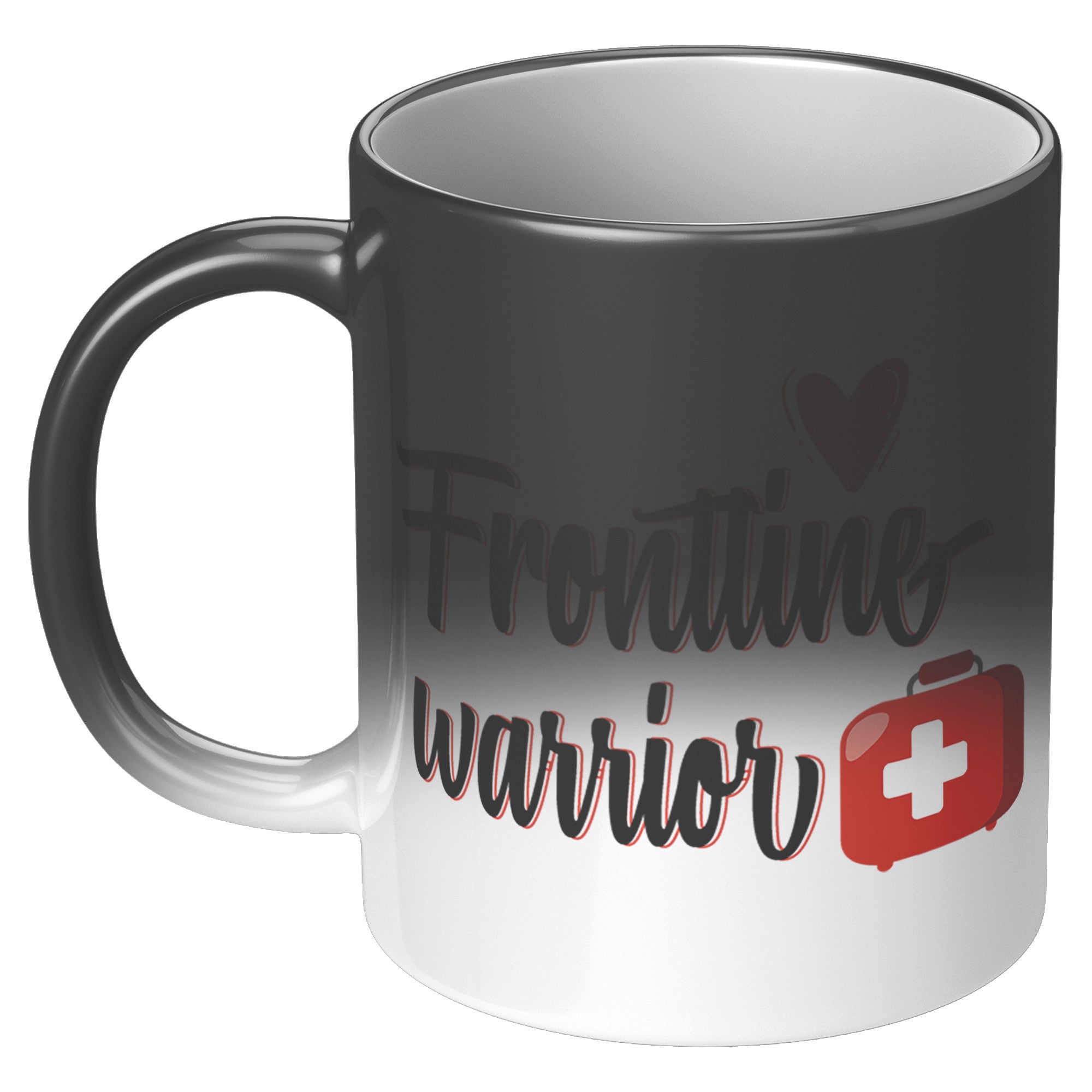 Frontline Warrior – Color-Changing Magic Mug, 11oz, Healthcare Hero Design