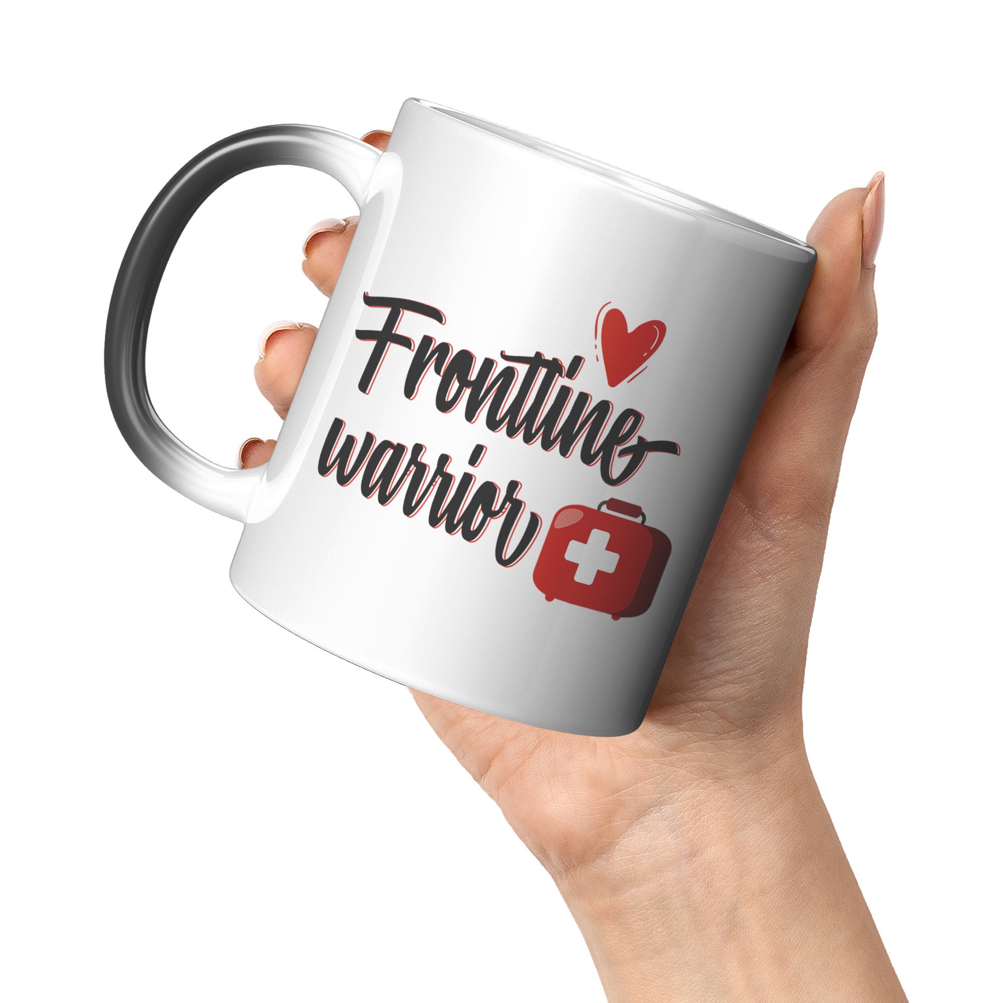 Frontline Warrior – Color-Changing Magic Mug, 11oz, Healthcare Hero Design
