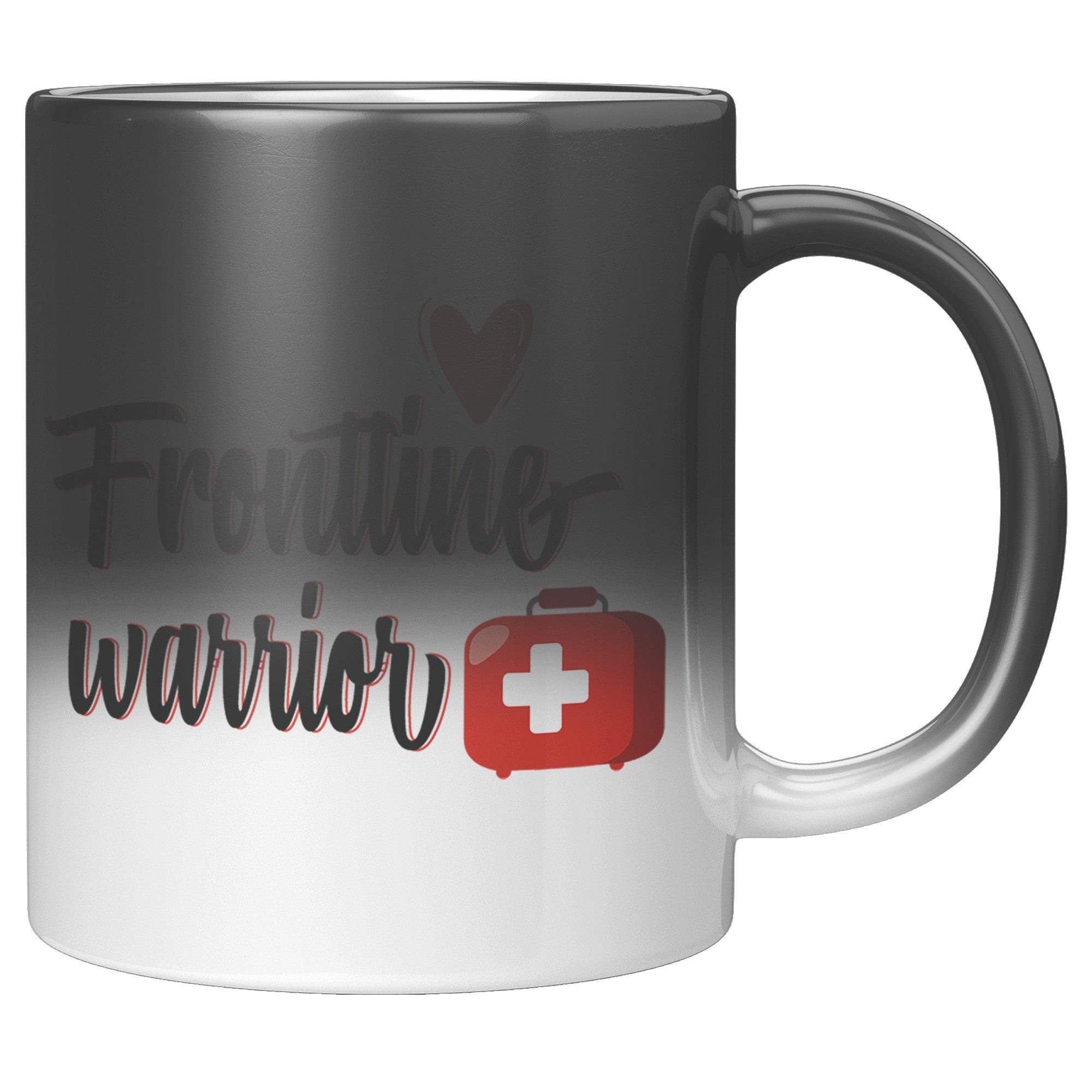 Frontline Warrior – Color-Changing Magic Mug, 11oz, Healthcare Hero Design