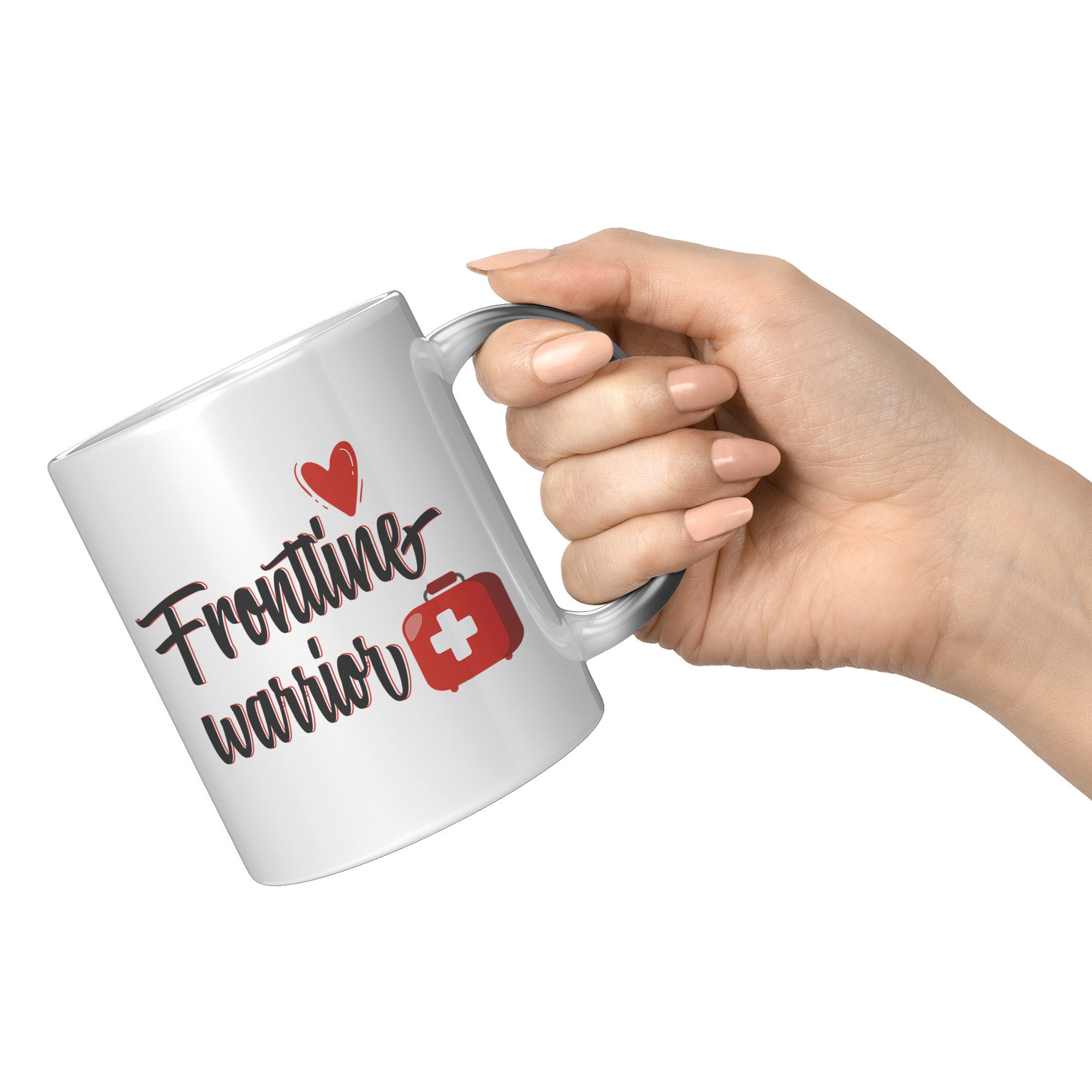 Frontline Warrior – Color-Changing Magic Mug, 11oz, Healthcare Hero Design