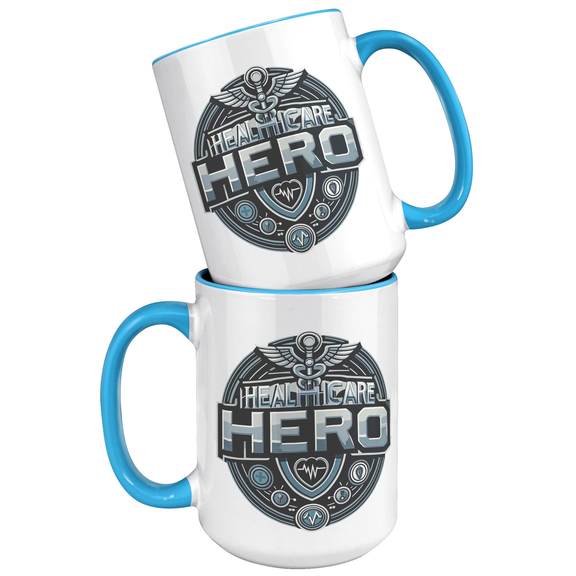 Healthcare Hero 15oz Accent Mug – Premium Quality Mug for Medical Professionals