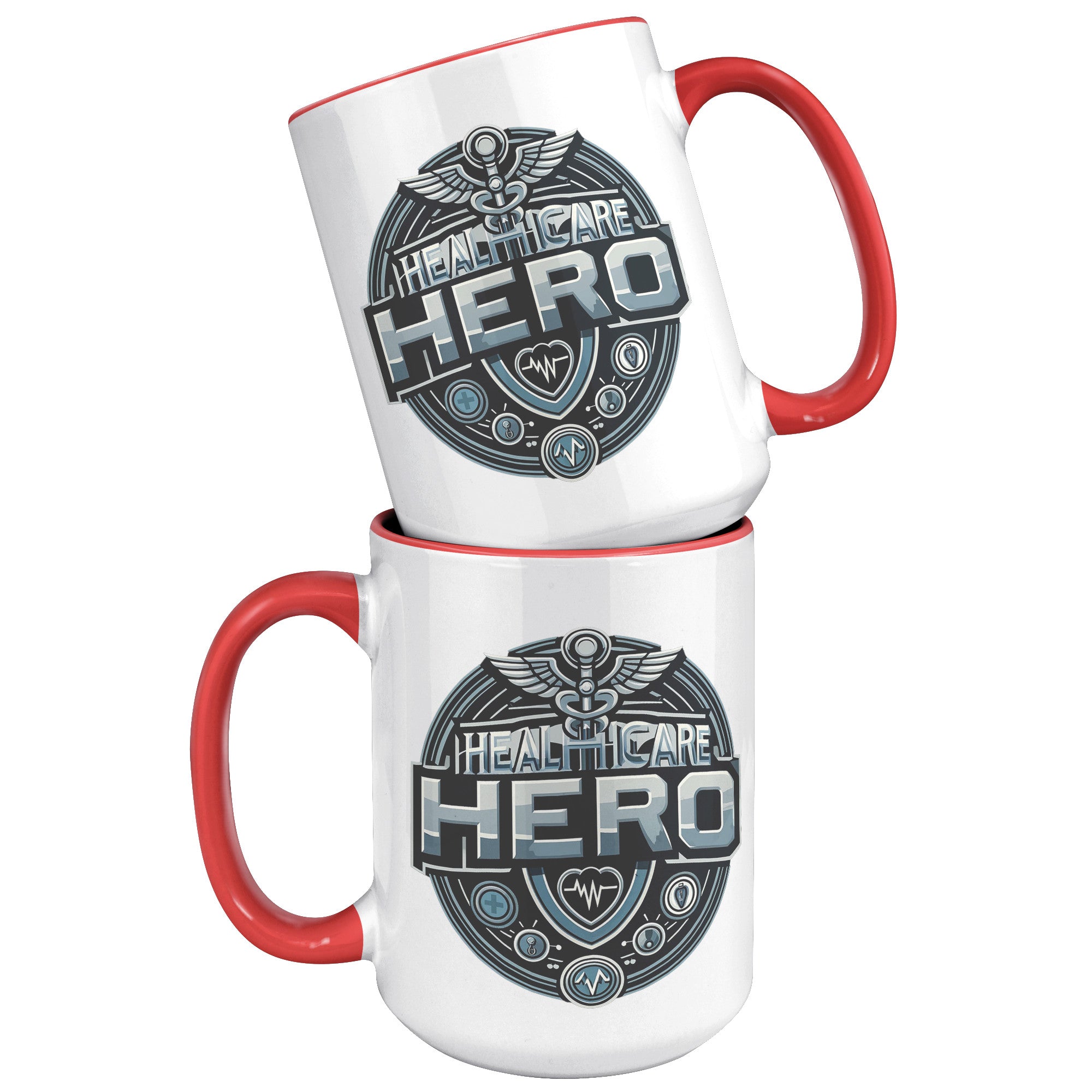 Healthcare Hero 15oz Accent Mug – Premium Quality Mug for Medical Professionals