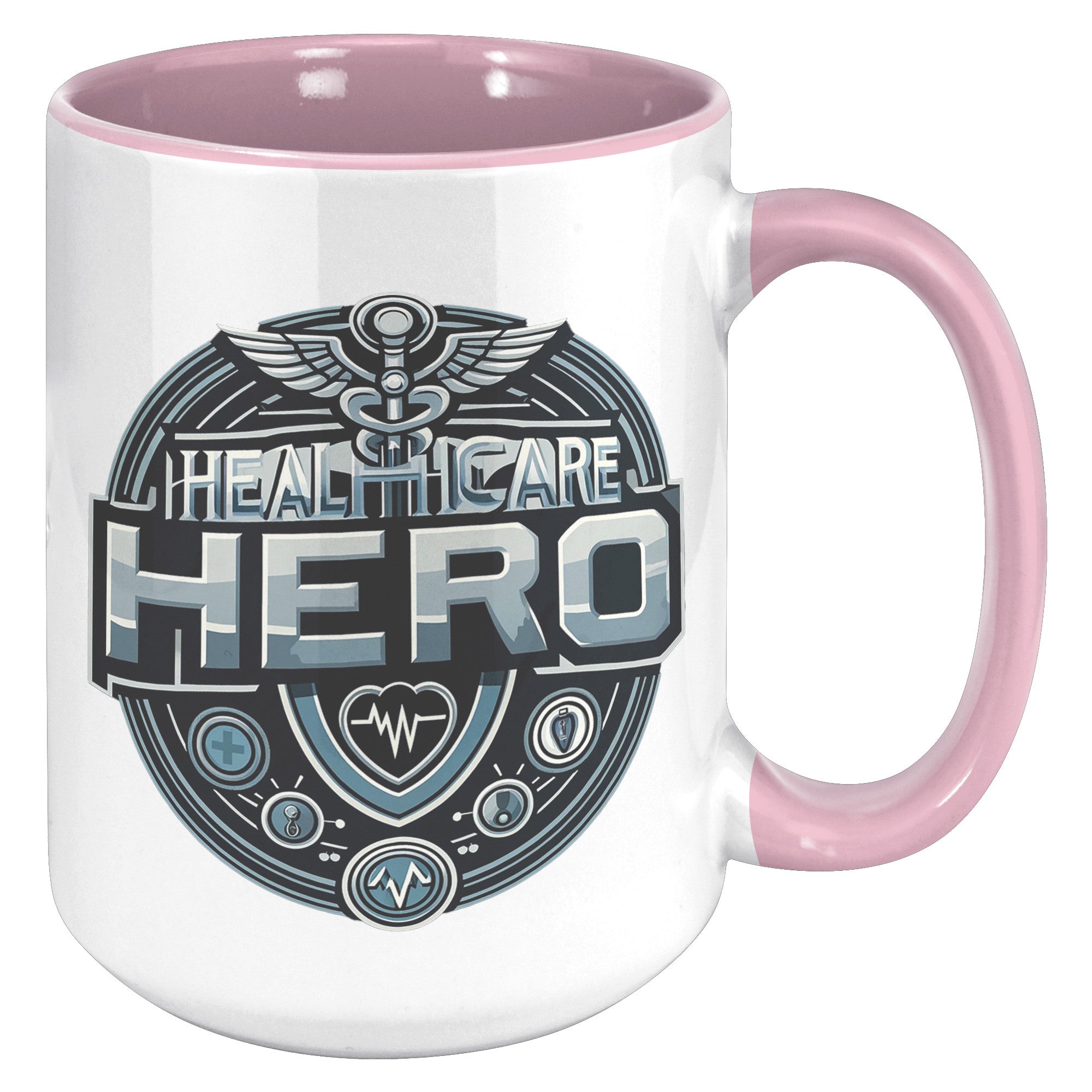Healthcare Hero 15oz Accent Mug – Premium Quality Mug for Medical Professionals