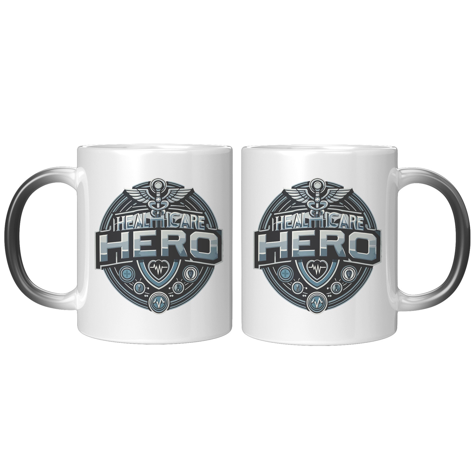Healthcare Hero Badge – 11oz Color-Changing Magic Mug for Medical Professionals