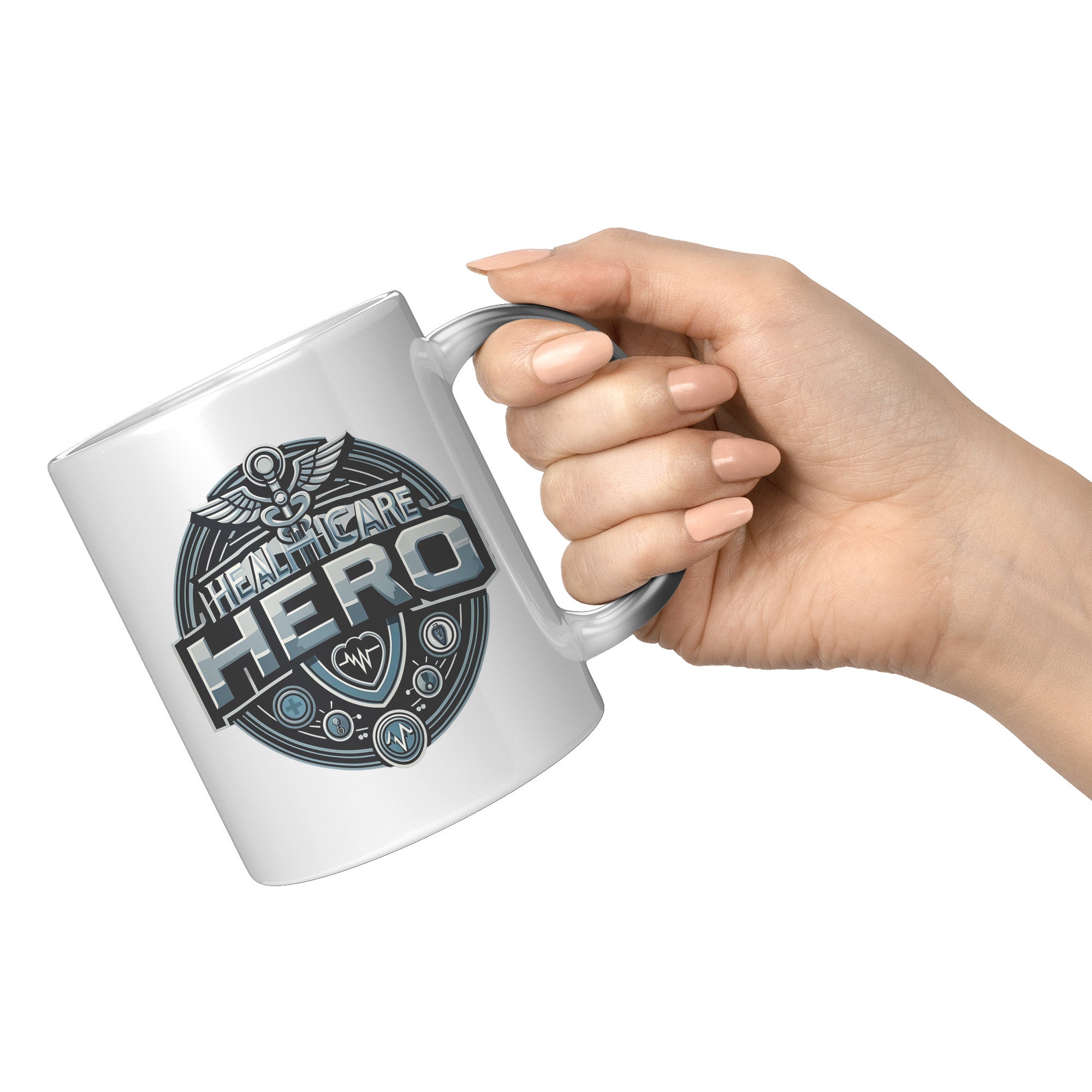 Healthcare Hero Badge – 11oz Color-Changing Magic Mug for Medical Professionals