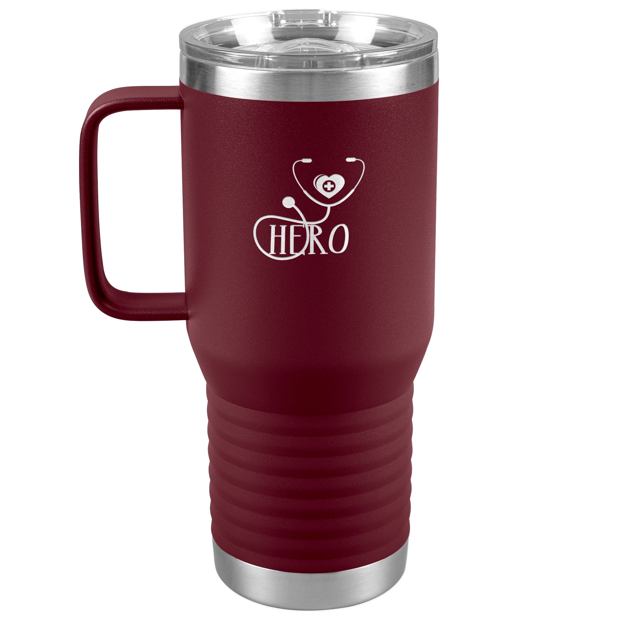 Healthcare Hero Stethoscope Design - 20oz Polar Camel Travel Tumbler