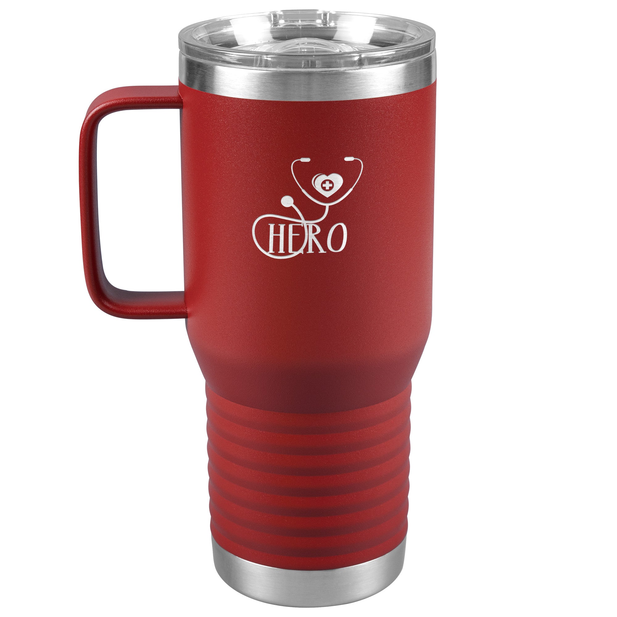 Healthcare Hero Stethoscope Design - 20oz Polar Camel Travel Tumbler