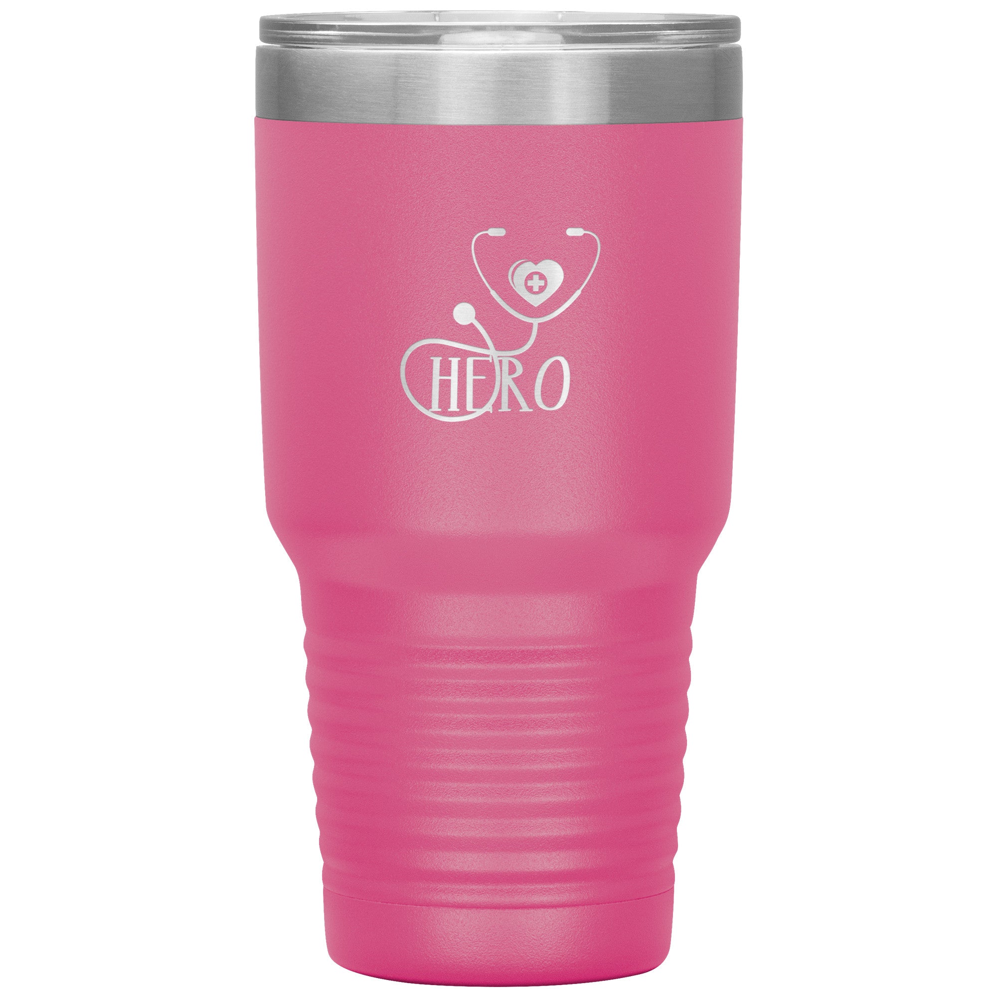 Healthcare Hero Stethoscope Design on 30oz Insulated Tumbler