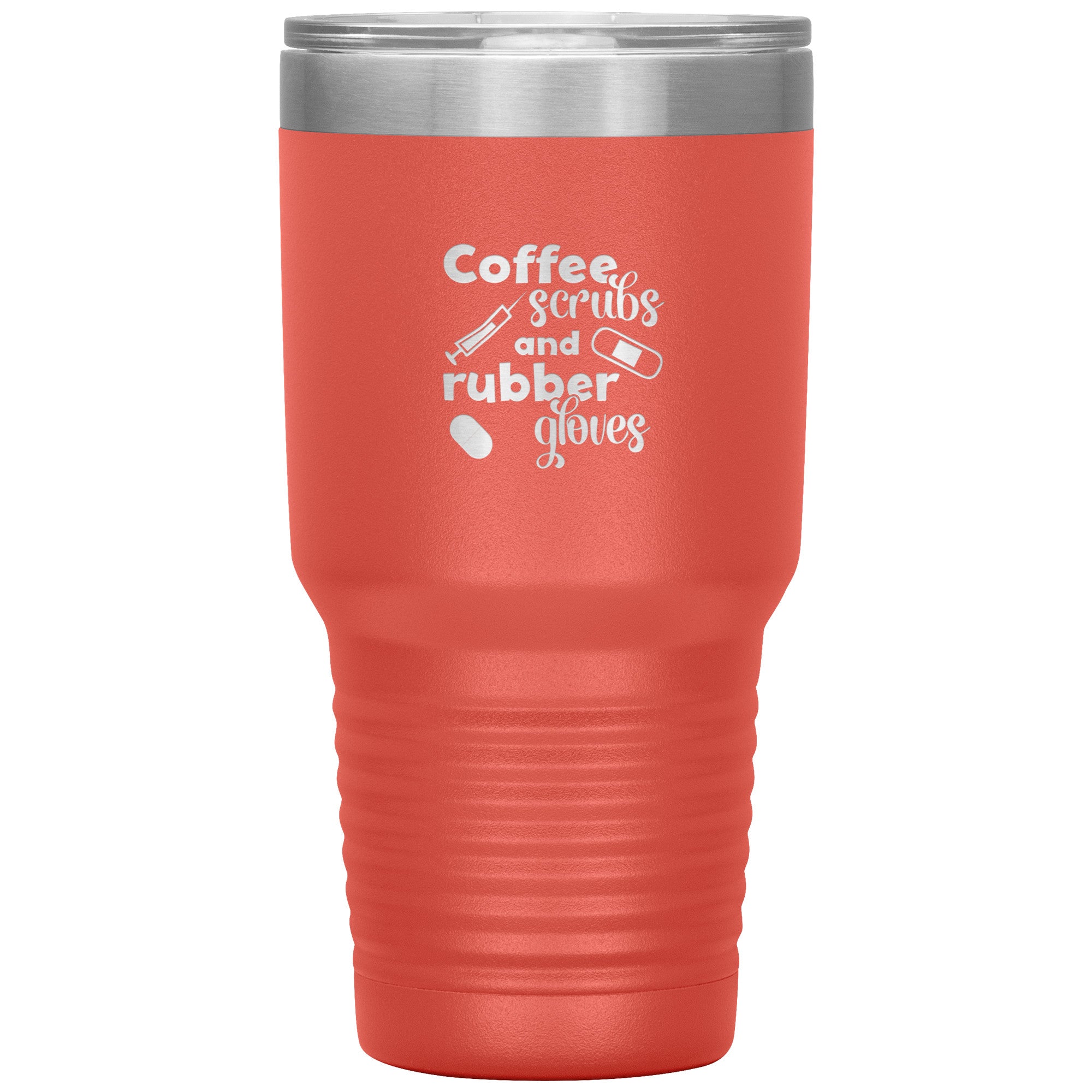 Healthcare Hero with Syringe Design on 30oz Insulated Tumbler