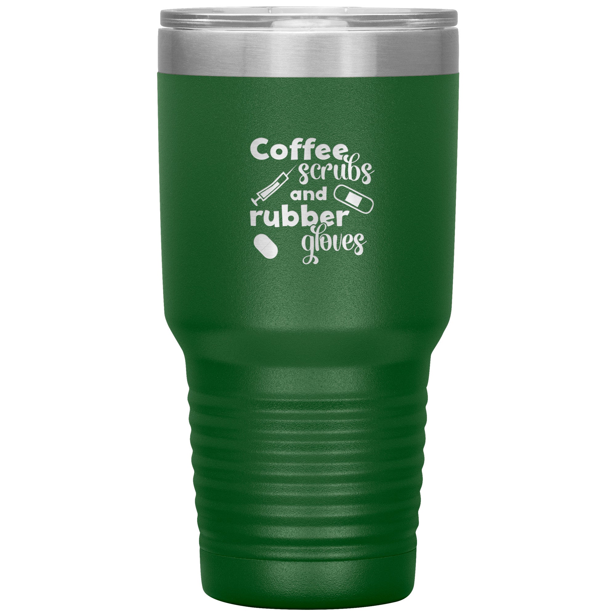 Healthcare Hero with Syringe Design on 30oz Insulated Tumbler